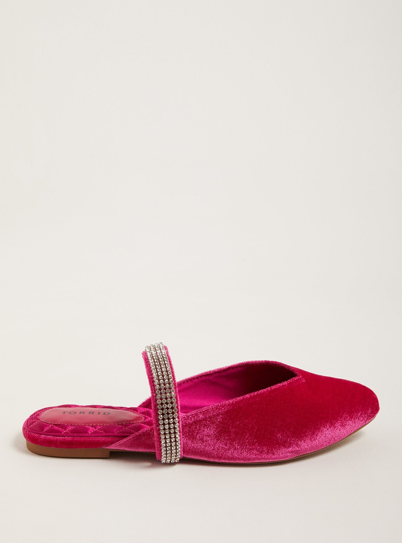 Plus Size - Rhinestone Pointed Toe Flat (WW) - Torrid