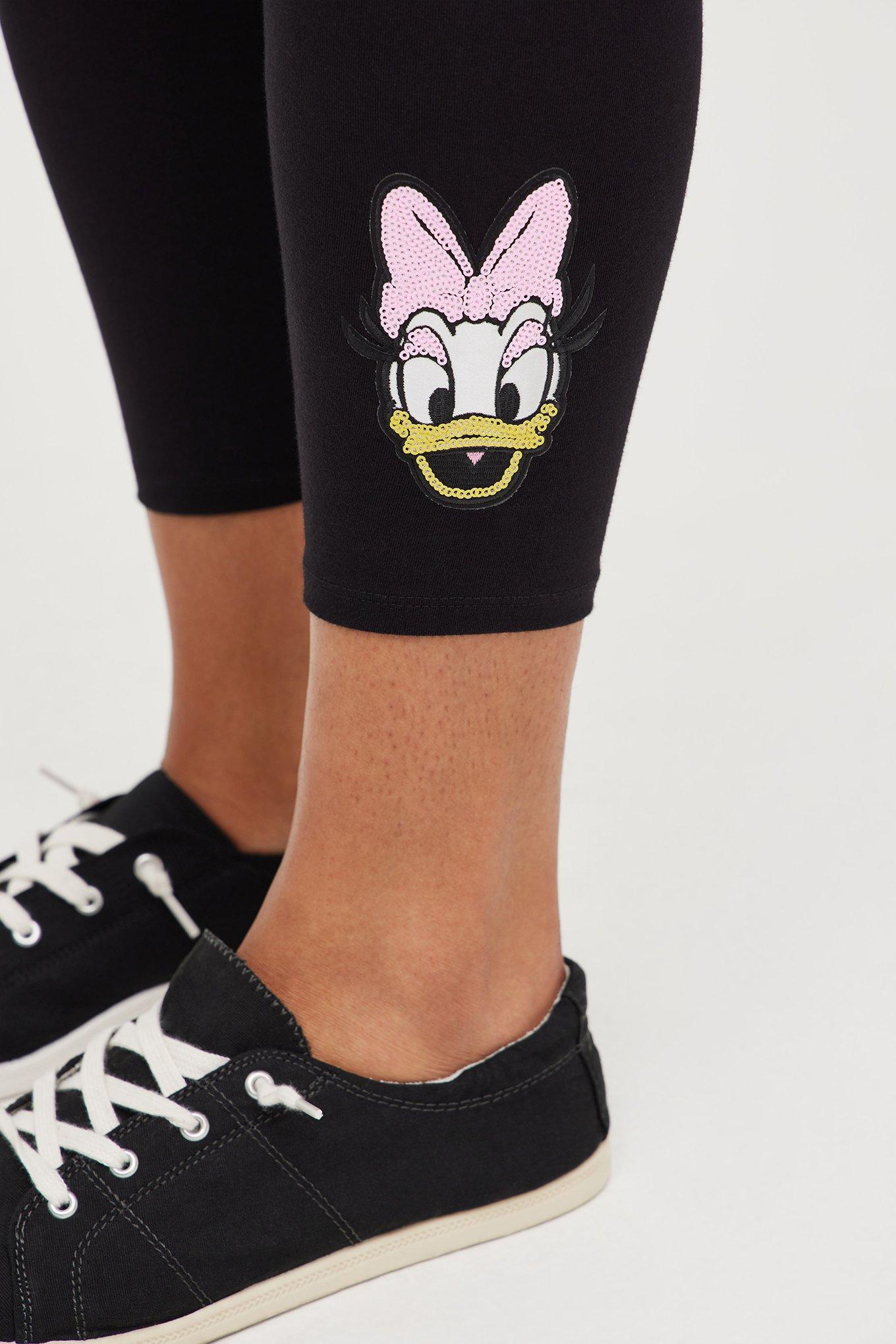 Plus Size - Disney Mickey & Friends Crop Legging - Daisy Sequins - Torrid