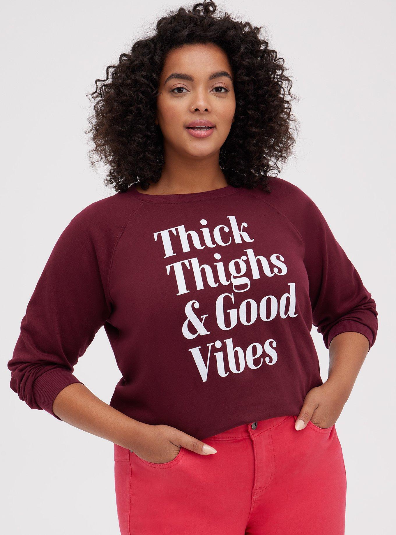 Red plus size discount sweatshirt