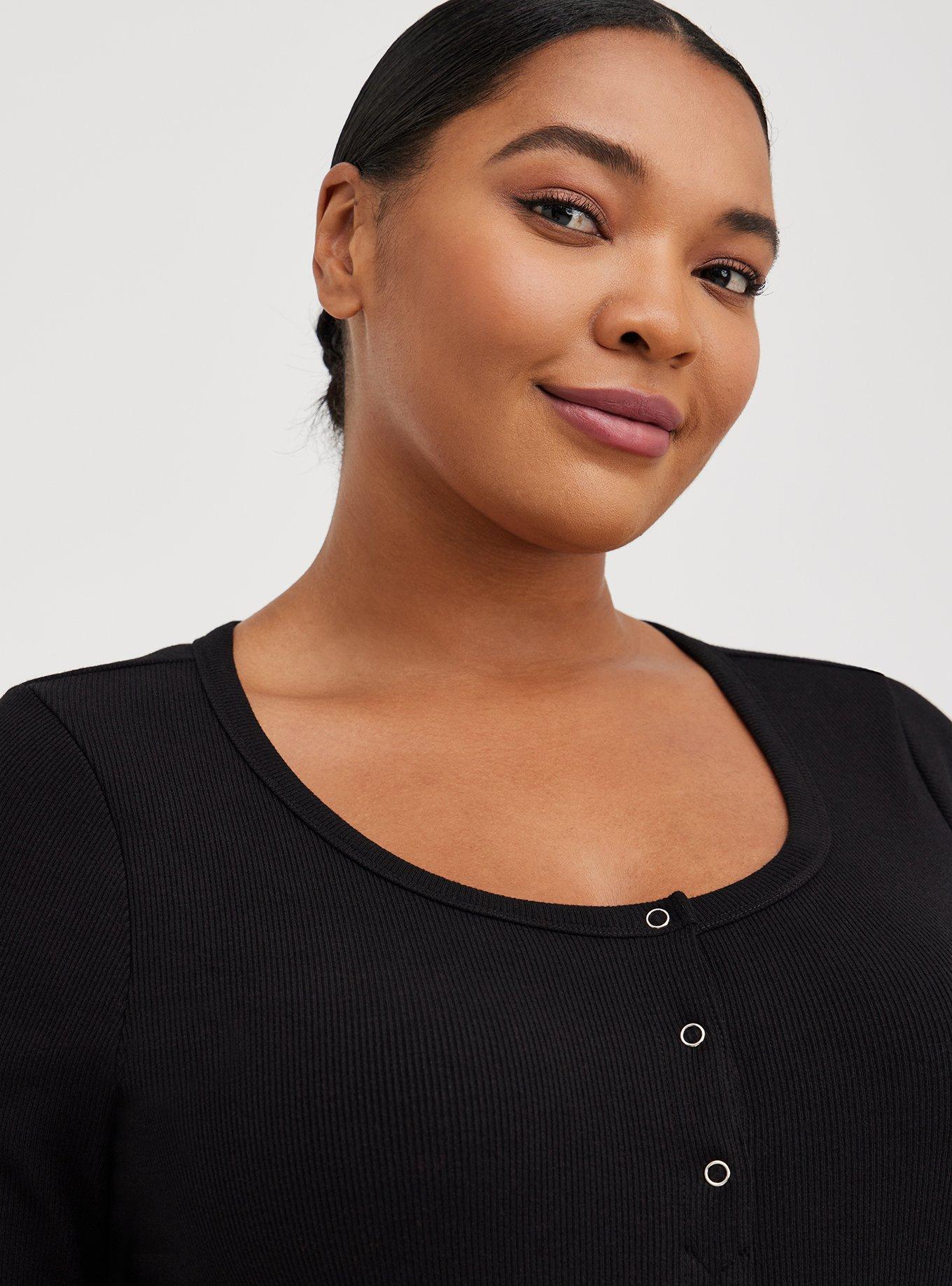 Plus Size - Mini Rib Knit Skater Dress - Torrid
