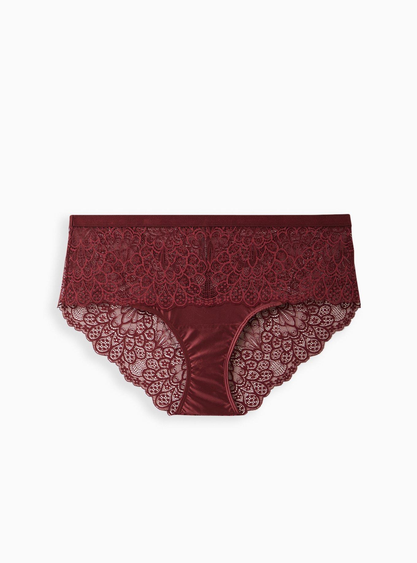 torrid, Intimates & Sleepwear, Nwt Torrid Hipster Pantie Underwear Sz 2x  Pink Red Jersey Lace