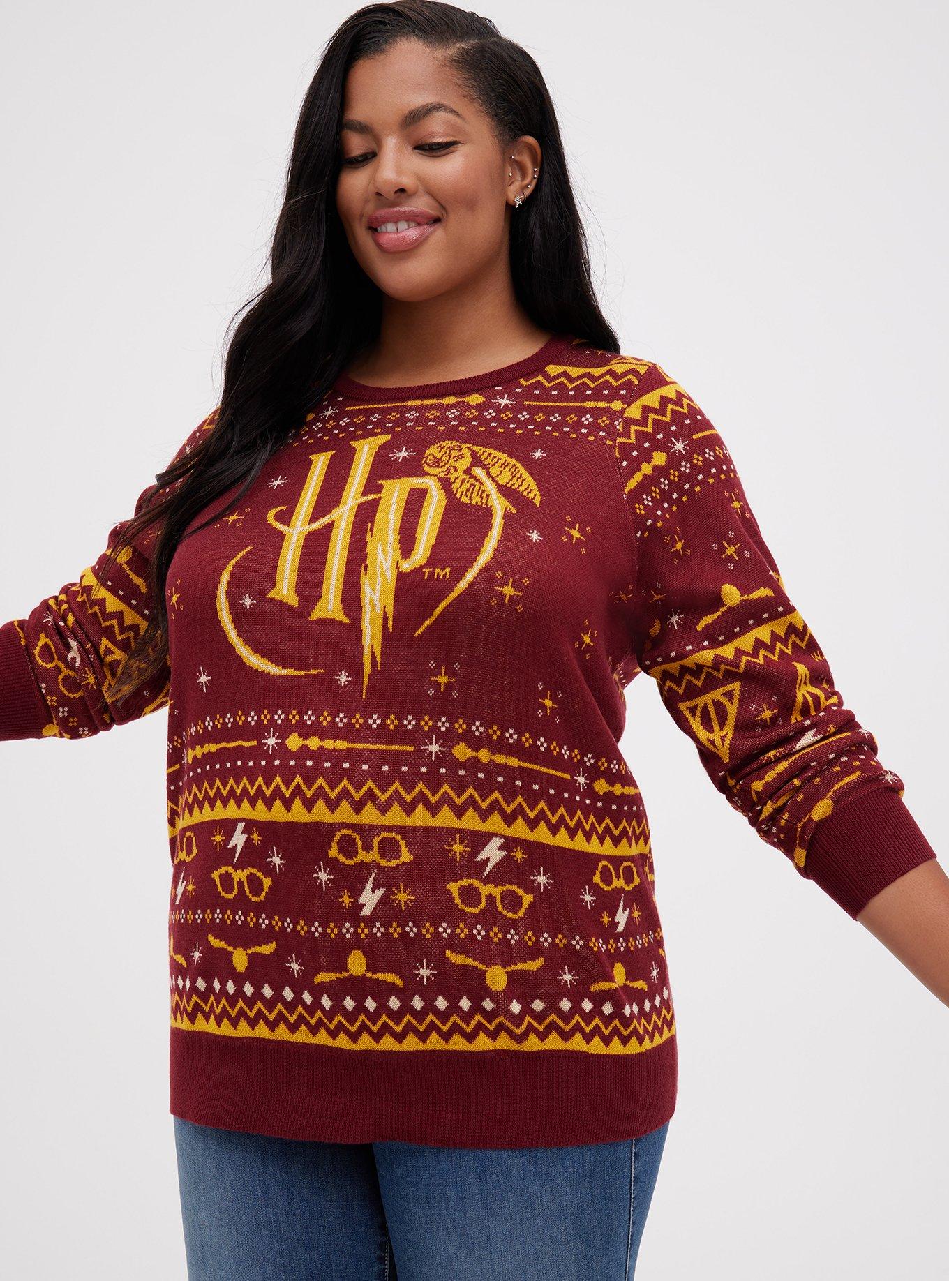 Plus Size - Jacquard Pullover Hooded Sweater - Torrid