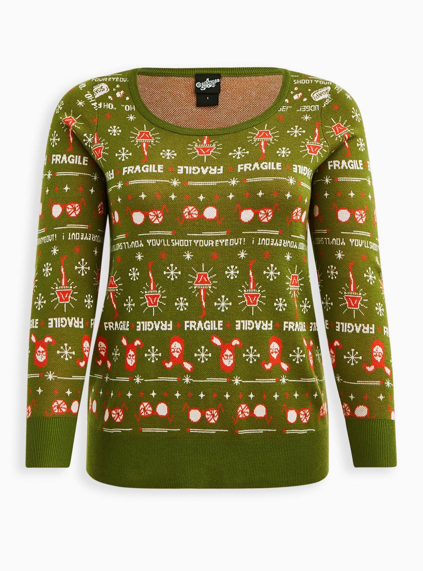 Plus Size - Pullover Sweater - Knit Jacquard A Christmas Story Fair Isle -  Torrid