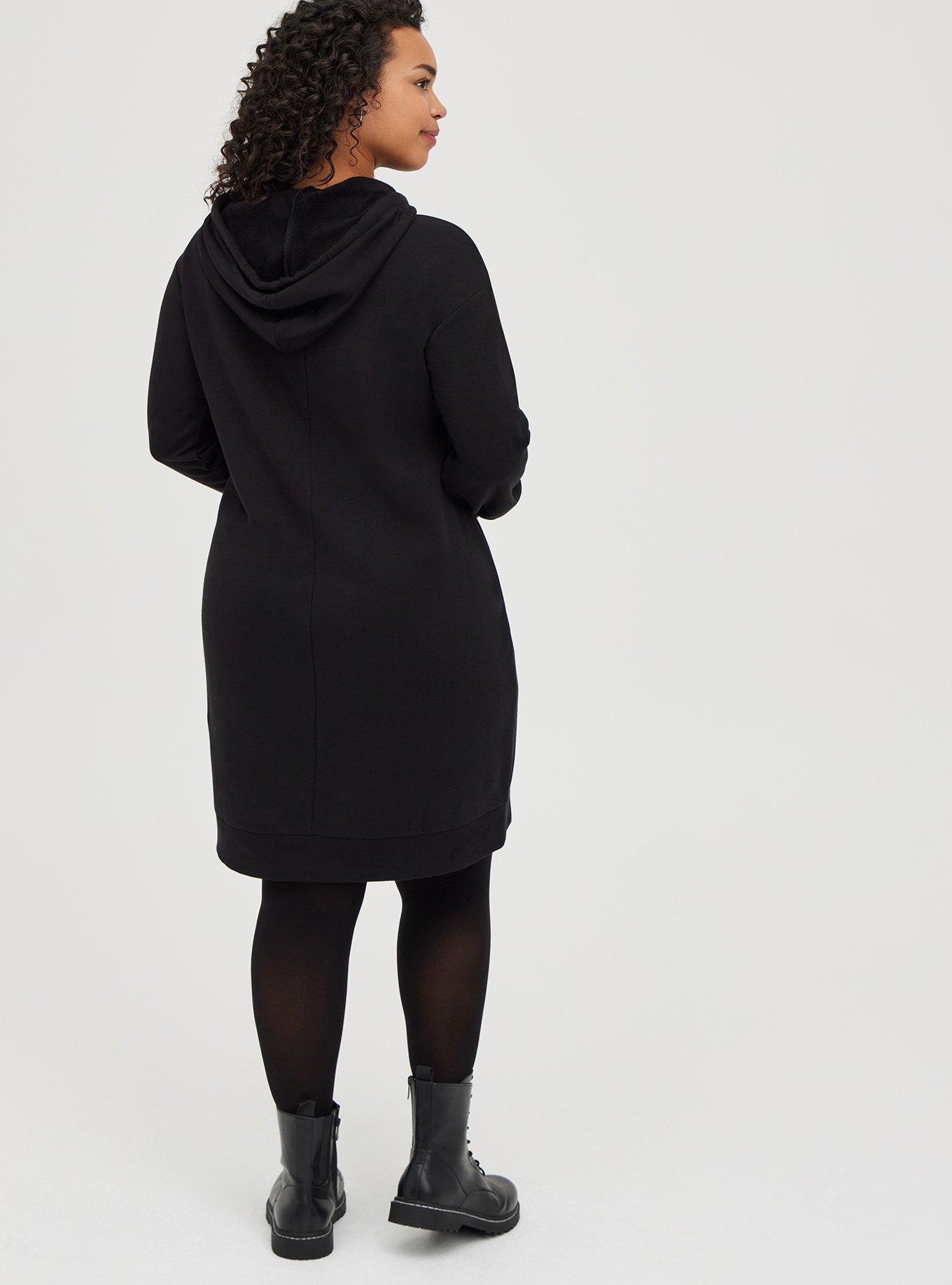 Plus size hoodie sweater on sale dress