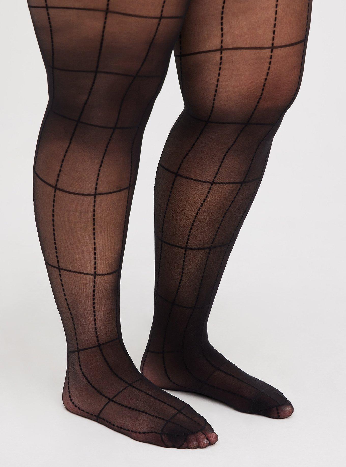 Plus size patterned tights best sale