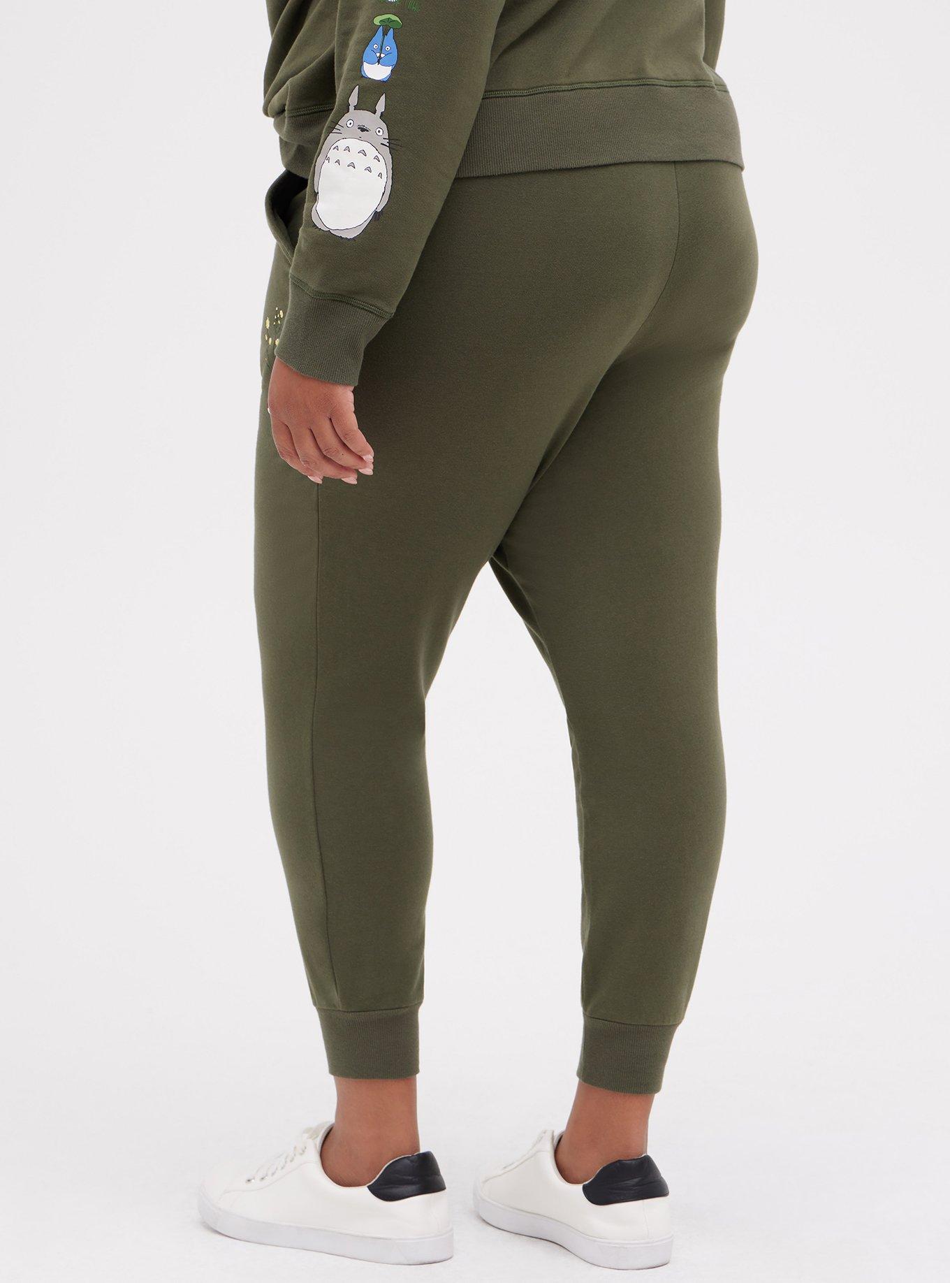 Plus Size Studio Ghibli Jogger - French Terry Totoro Garden Grey, DEEP DEPTHS, alternate