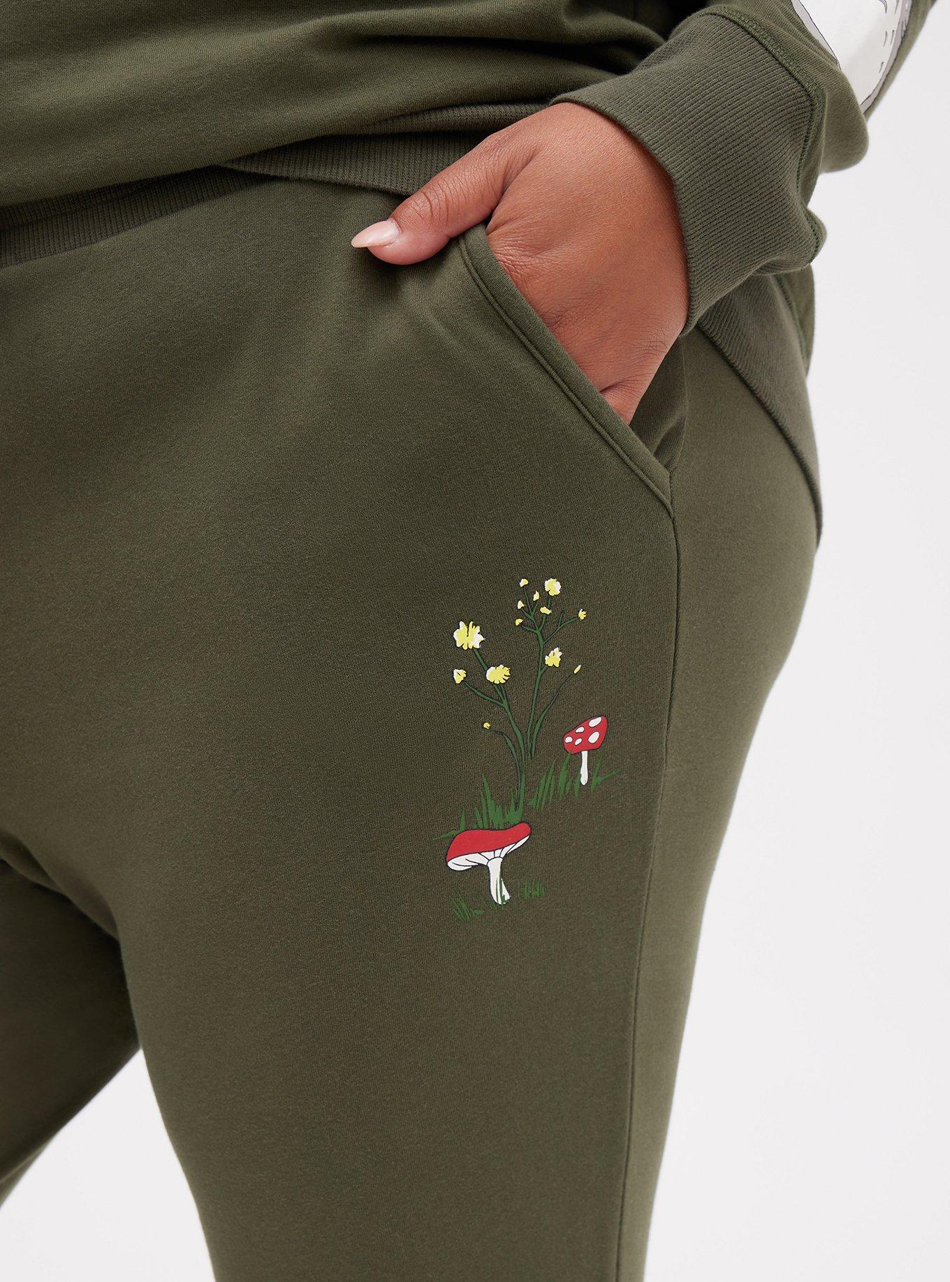 Plus Size Studio Ghibli Jogger - French Terry Totoro Garden Grey, DEEP DEPTHS, alternate