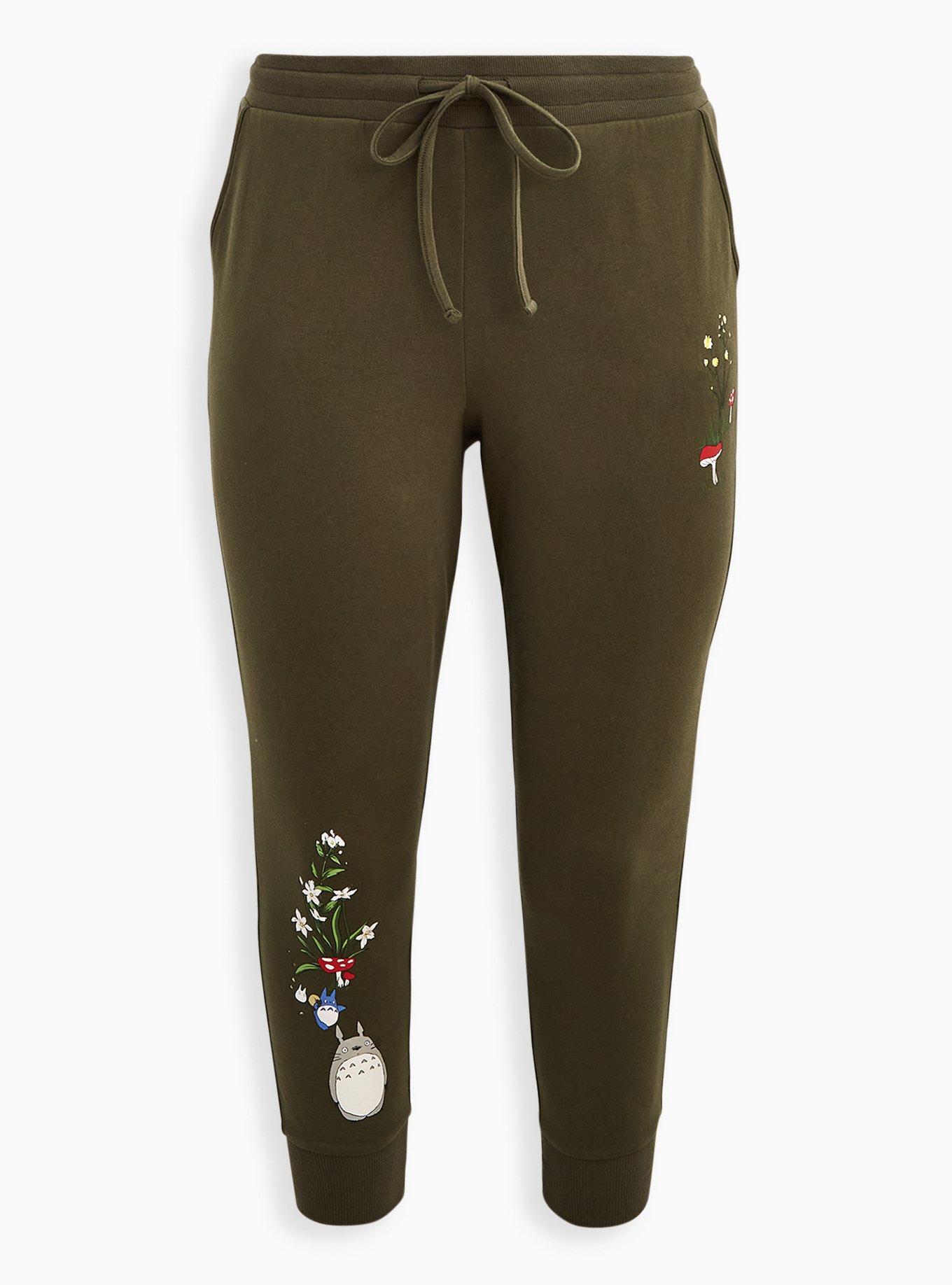 Plus Size Studio Ghibli Jogger - French Terry Totoro Garden Grey, DEEP DEPTHS, hi-res