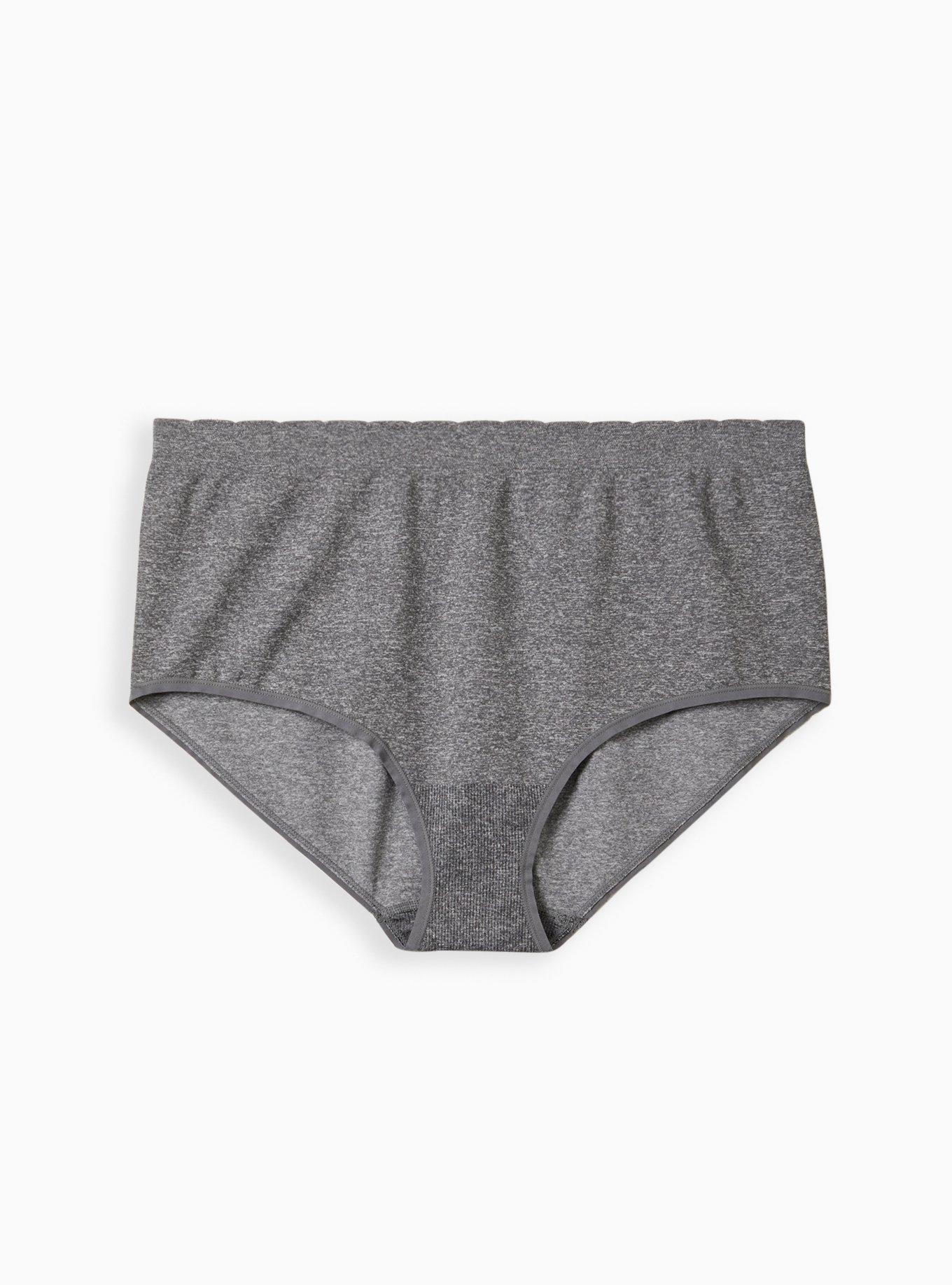 Seamless Smooth Heather Mid Rise Brief Panty