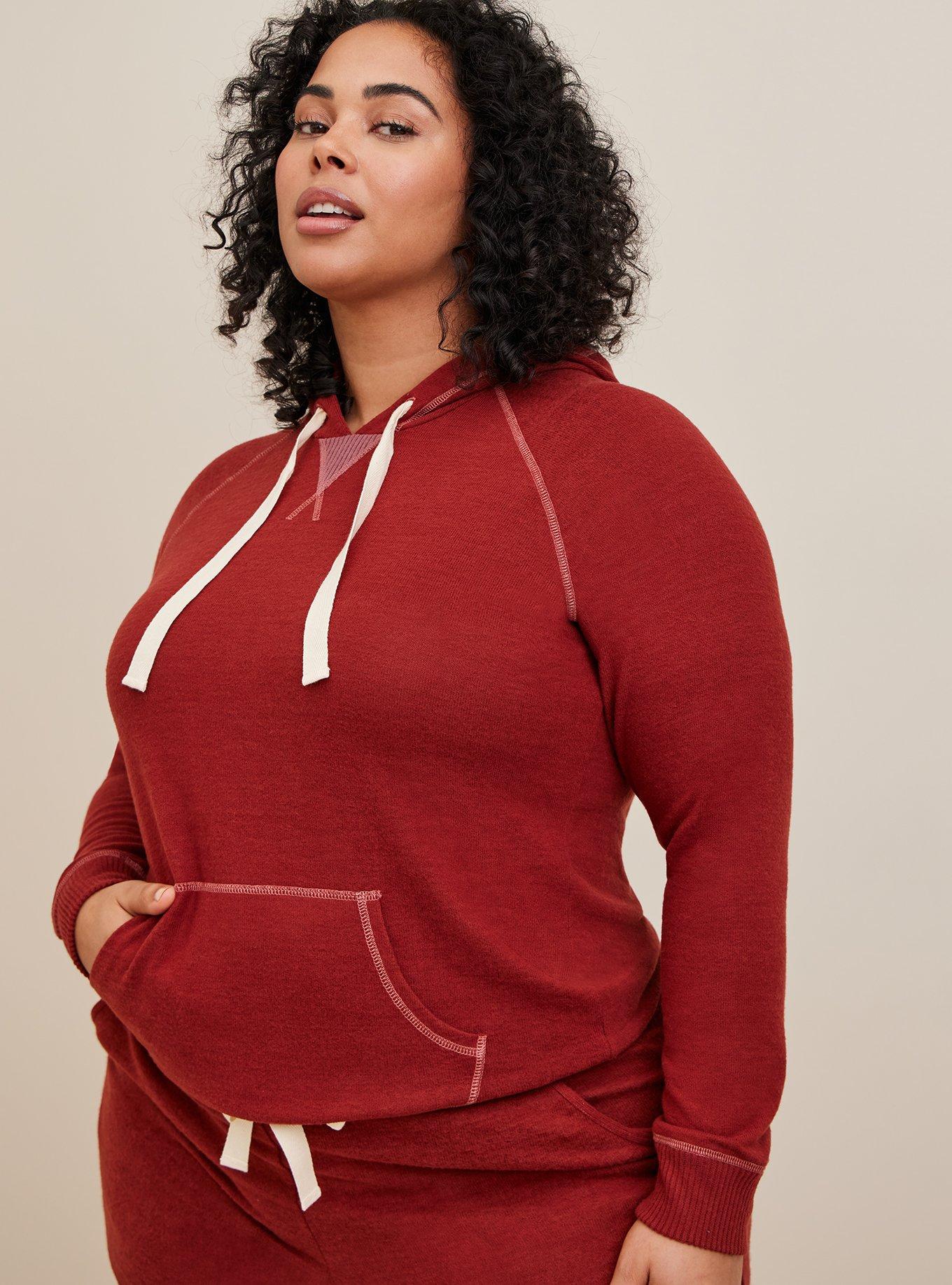 Extra long best sale plus size hoodie