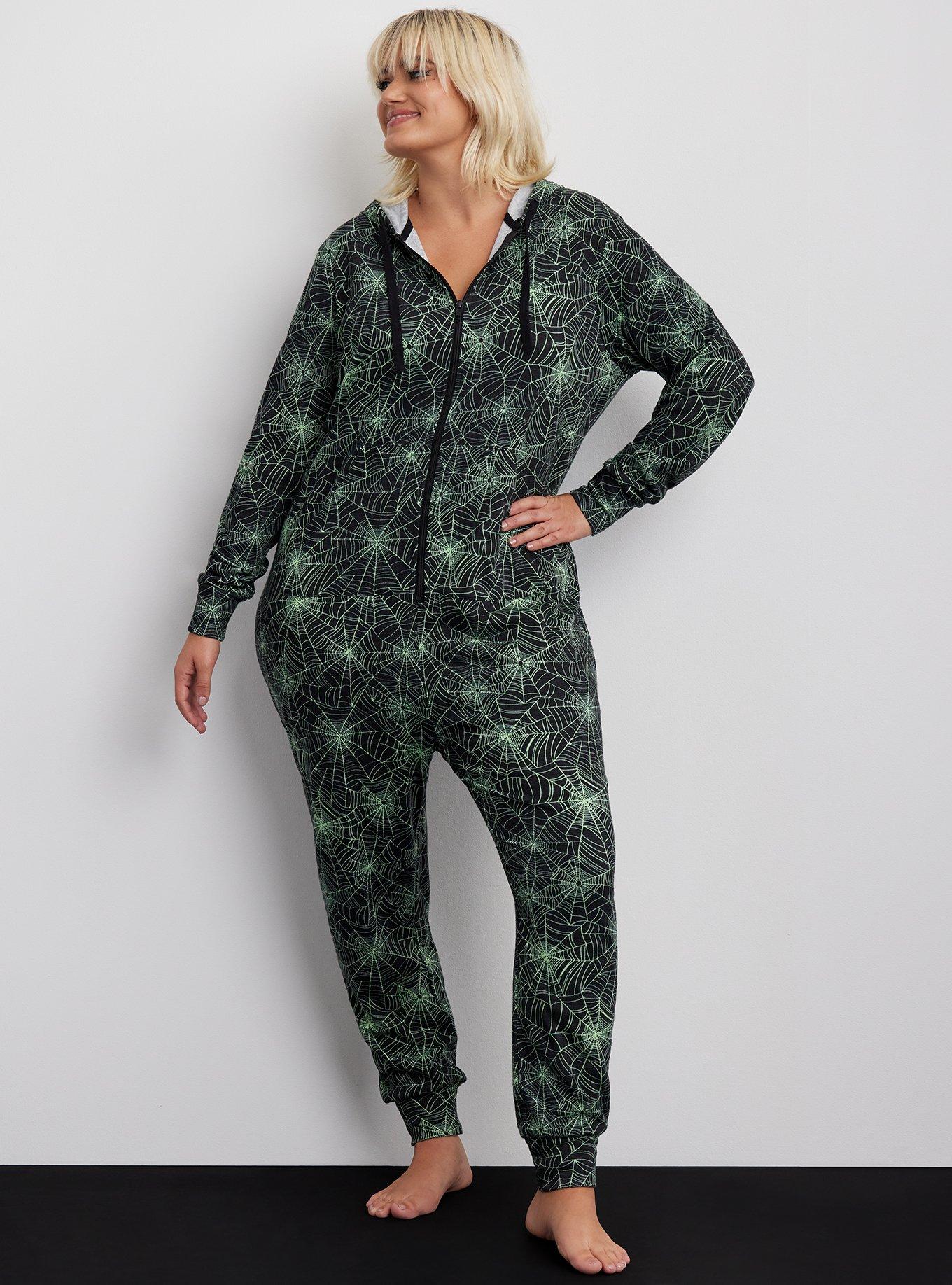 Plus Size Fleece Hooded Lounge Onesie Torrid