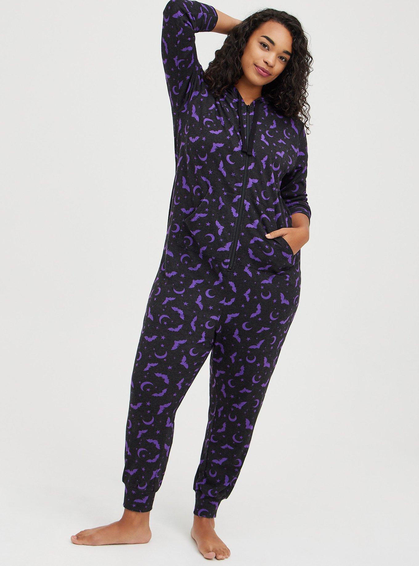 Plus Size - Fleece Hooded Lounge Onesie - Torrid