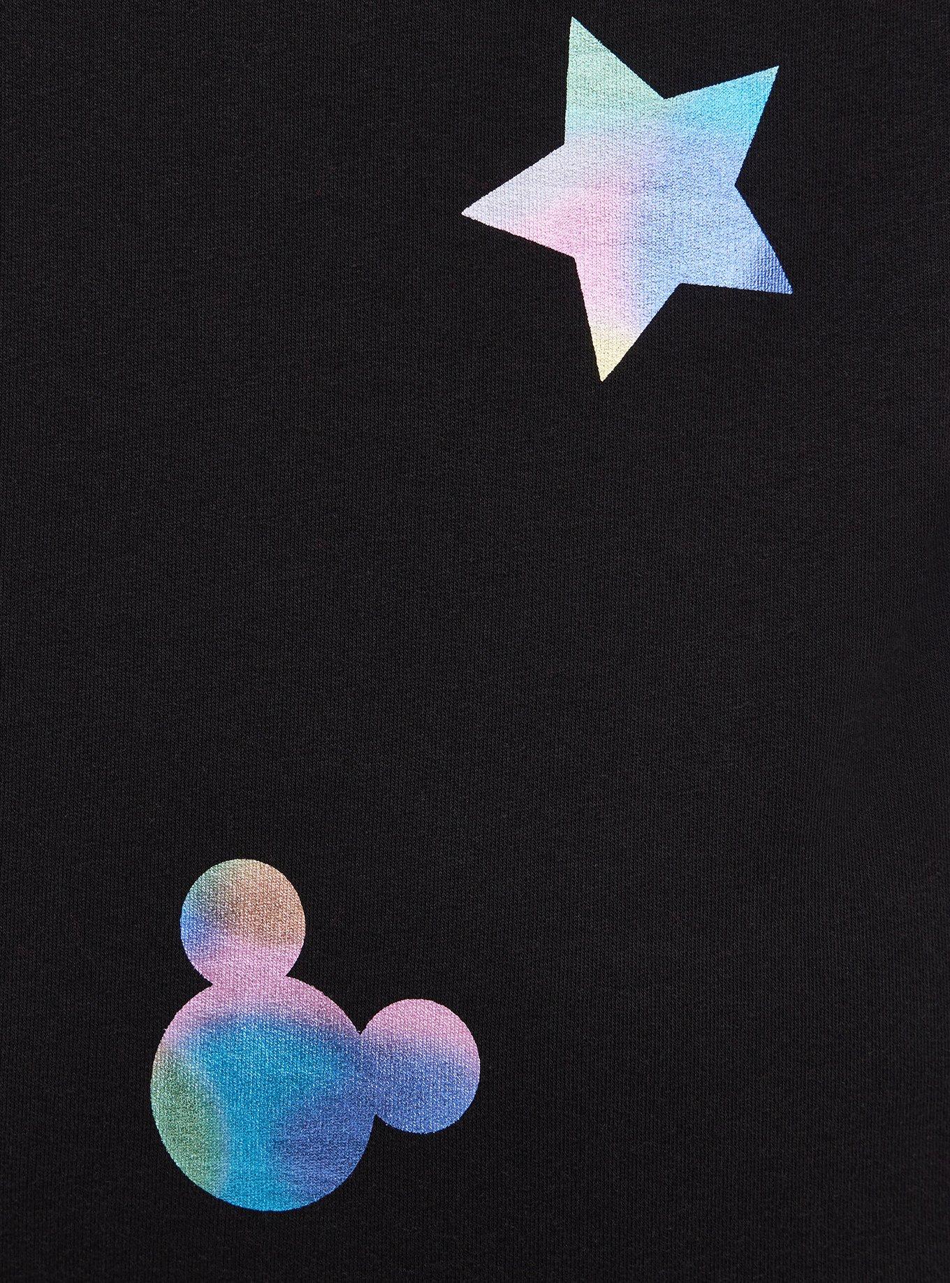 Active Zip-Up Hoodie - Disney Mickey Mouse Stars, DEEP BLACK, alternate