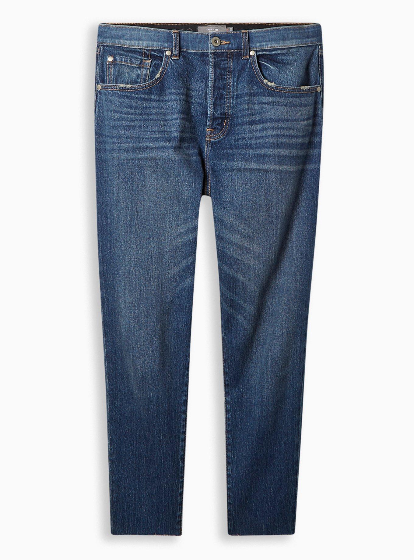Mom Jean Straight Premium Classic Denim High-Rise Jean