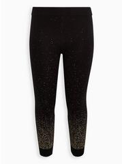 Platinum Sweater Legging with Lurex - Black, BLACK, hi-res
