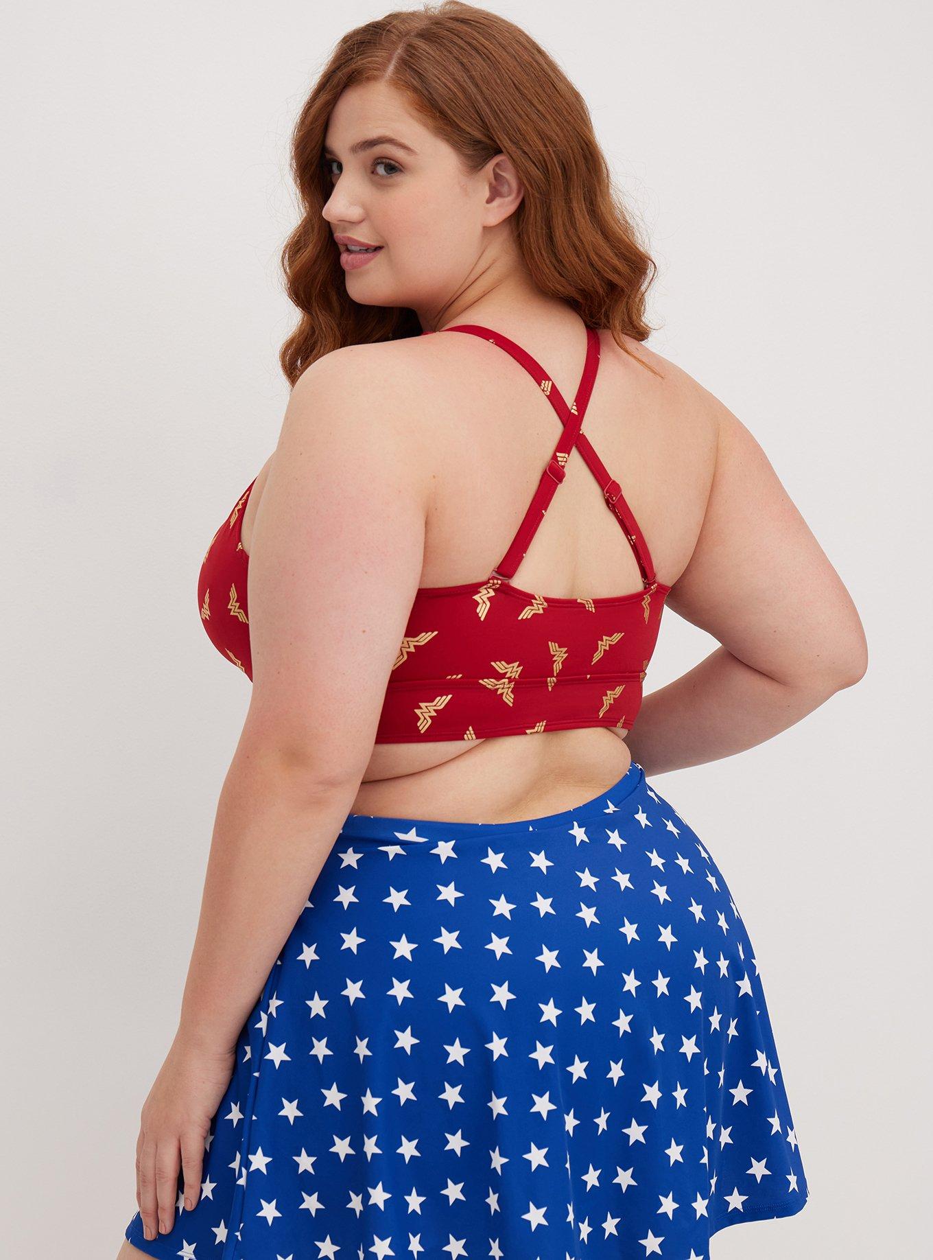 Plus Size - Triangle Bikini Top - DC Comics Wonder Woman - Torrid