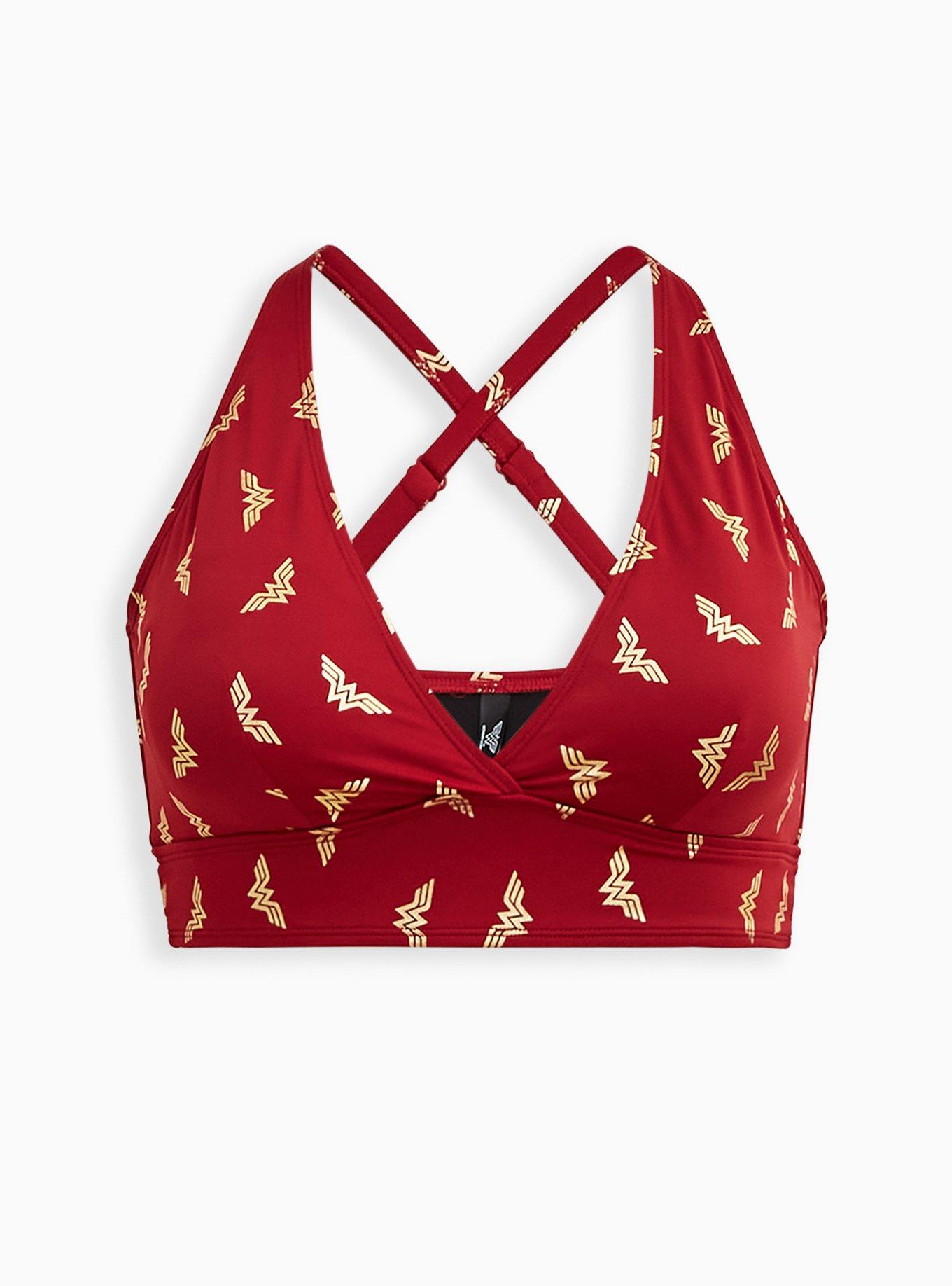 Plus Size - Triangle Bikini Top - DC Comics Wonder Woman - Torrid