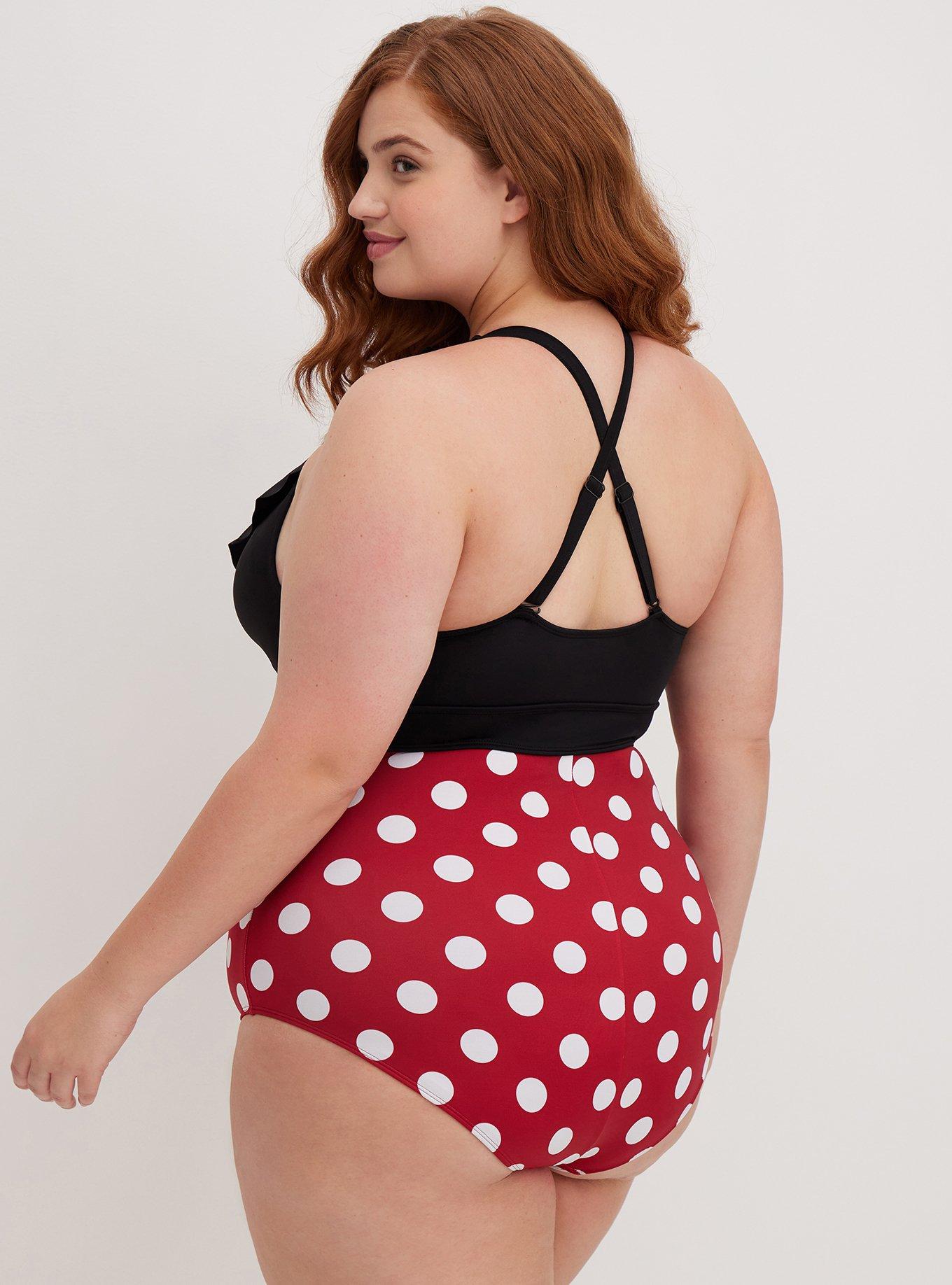 Torrid minnie mouse store bathing suit