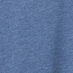 Girlfriend Signature Jersey V-Neck Long Sleeve Tee, BLUE HORIZON, swatch