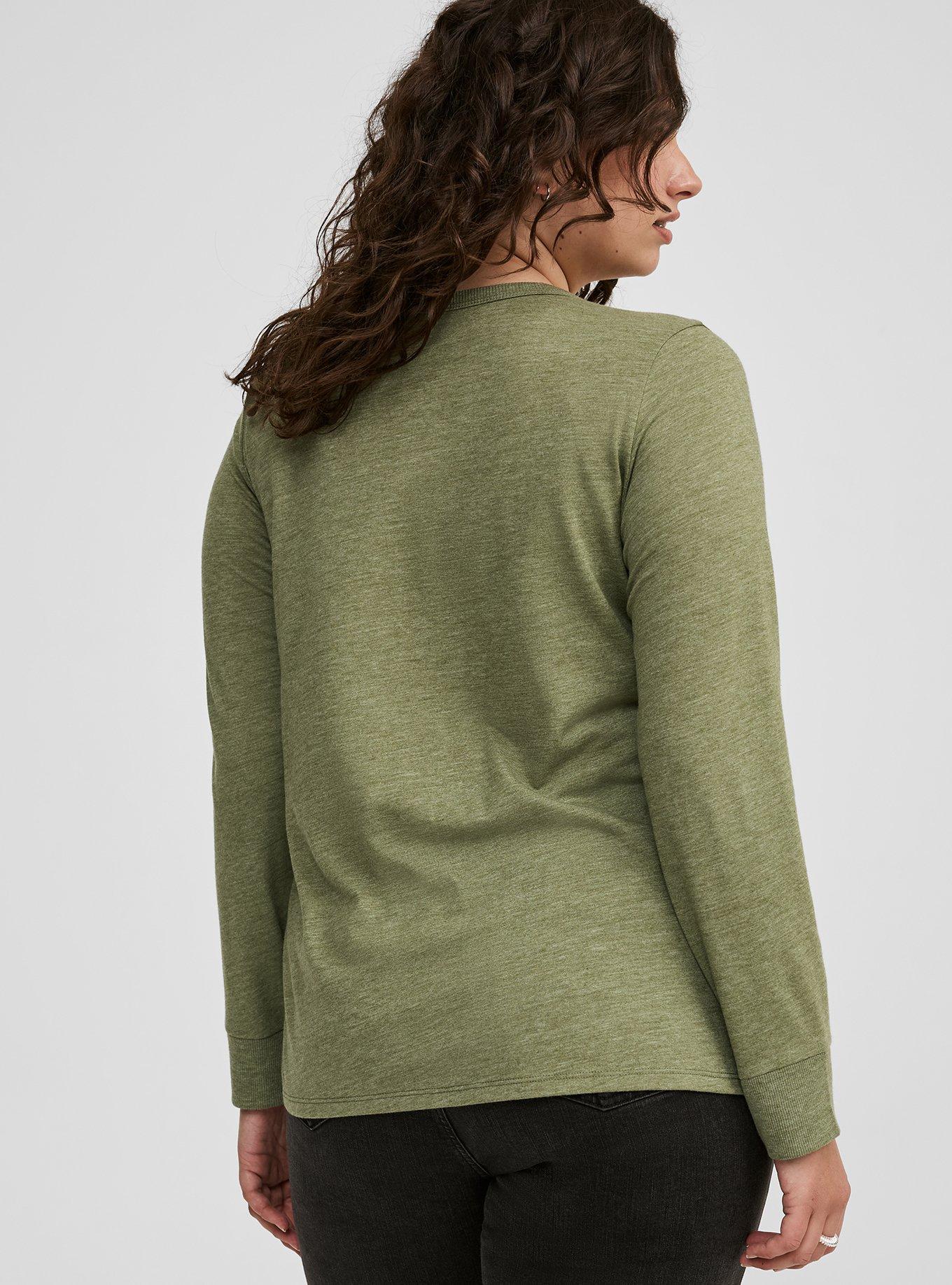 Crew Neck Long Sleeve Tee