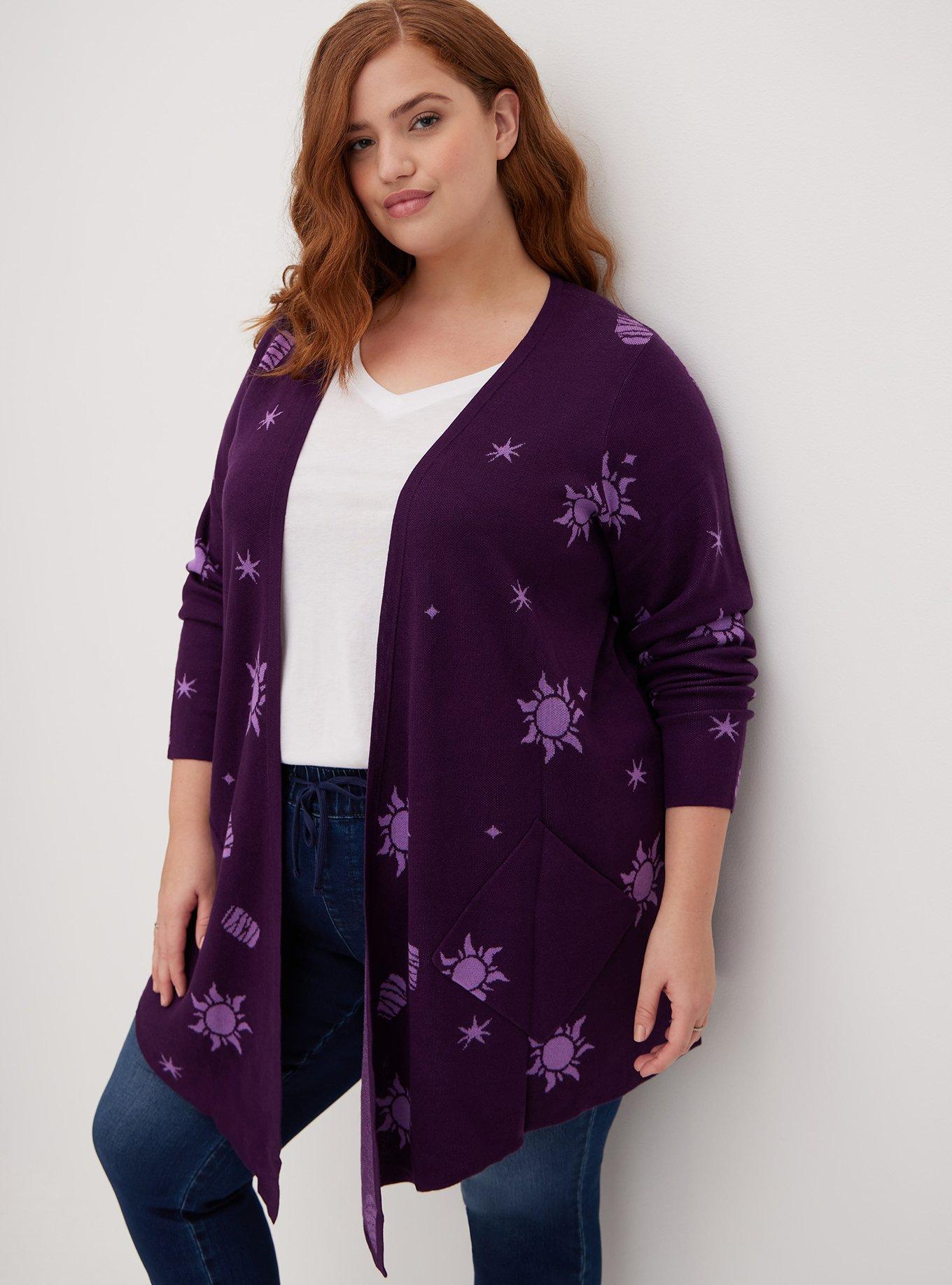 NWT deals Torrid Disney Tangled drape cardigan 3xl