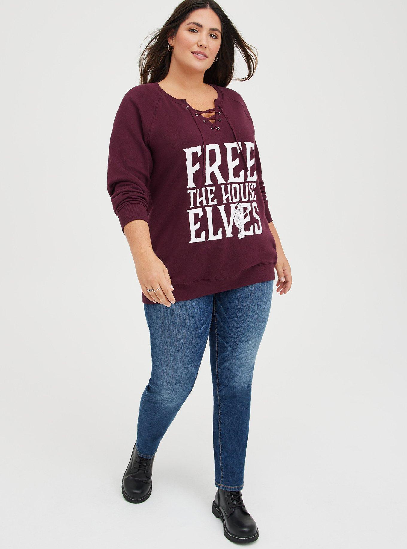 Plus Size - Sweatshirt - Harry Potter Dobby Free Elves - Torrid