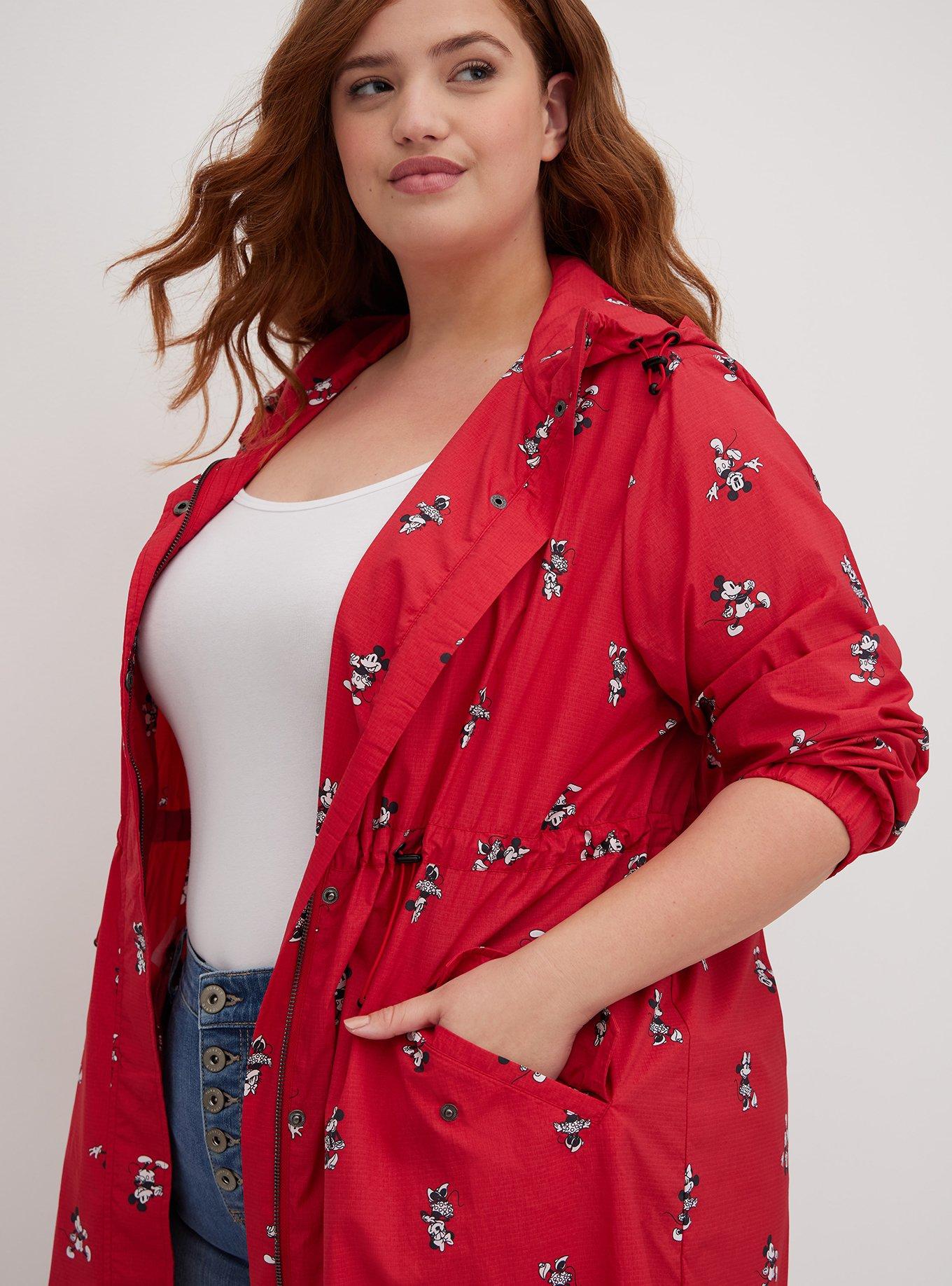 Plus Size - Rainjacket - Disney Mickey & Minnie Mouse Red - Torrid