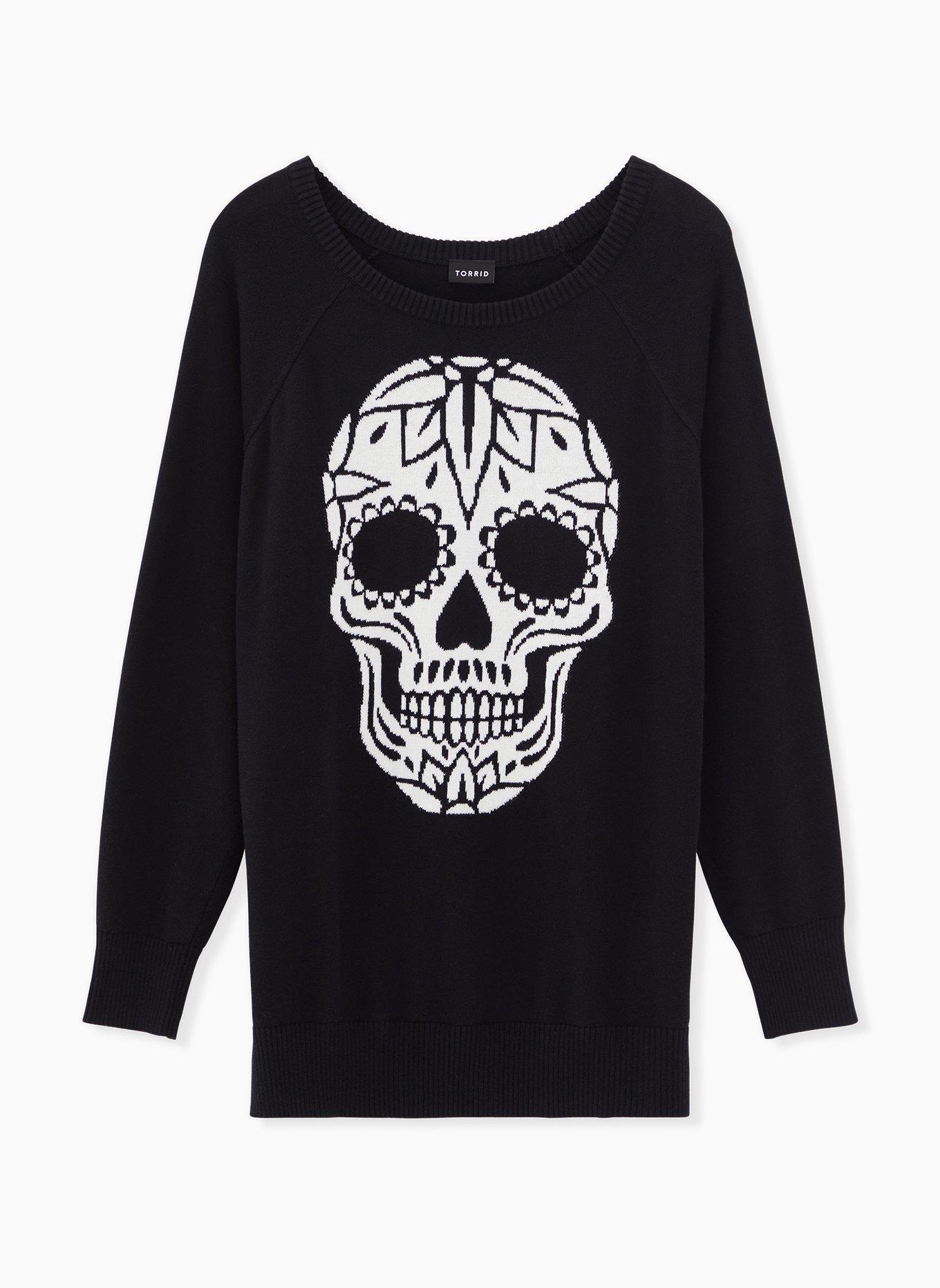 Torrid sugar shop skull hoodie