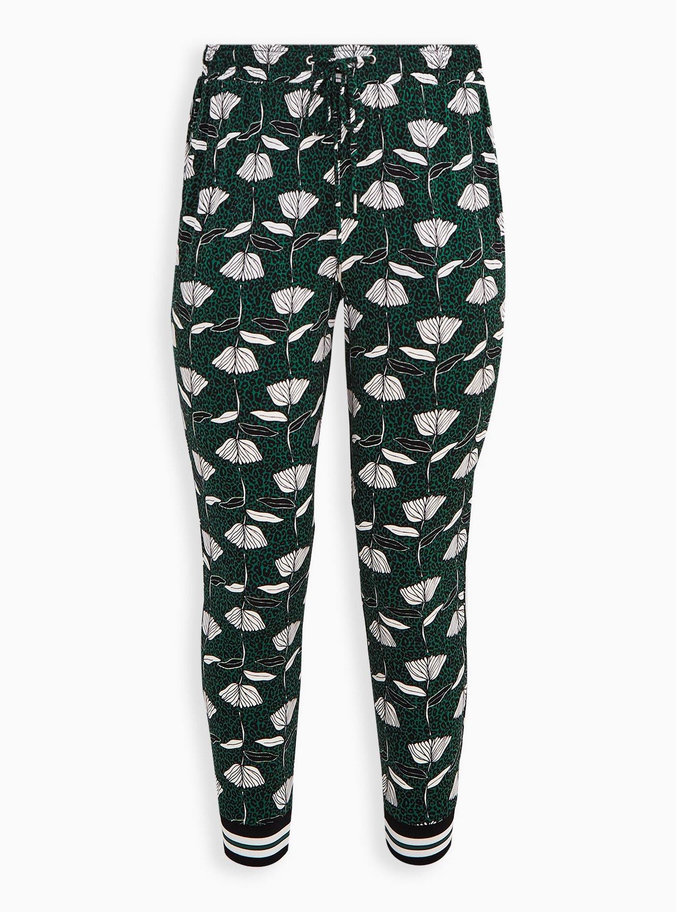 Sylvia Mollie Jogger - Studio Knit Floral Green, , hi-res