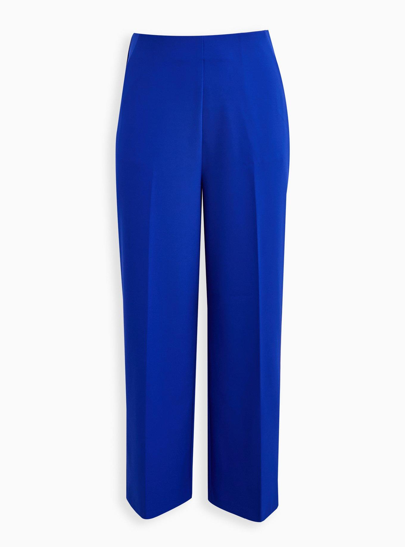 Plus Size Sylvia Mollie High Waisted Sailor Pant - Blue , , hi-res