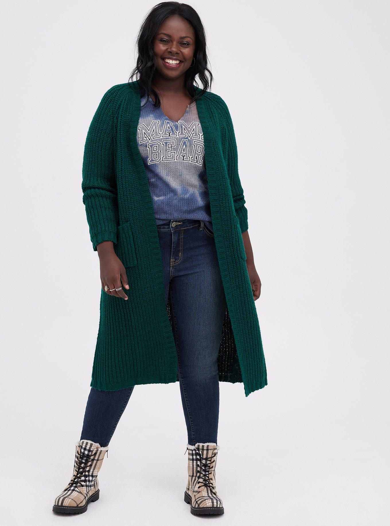 Plus Size Waffle Classic Tee - Mama Bear Multi Tie-Dye, MULTI TIE DYE, alternate