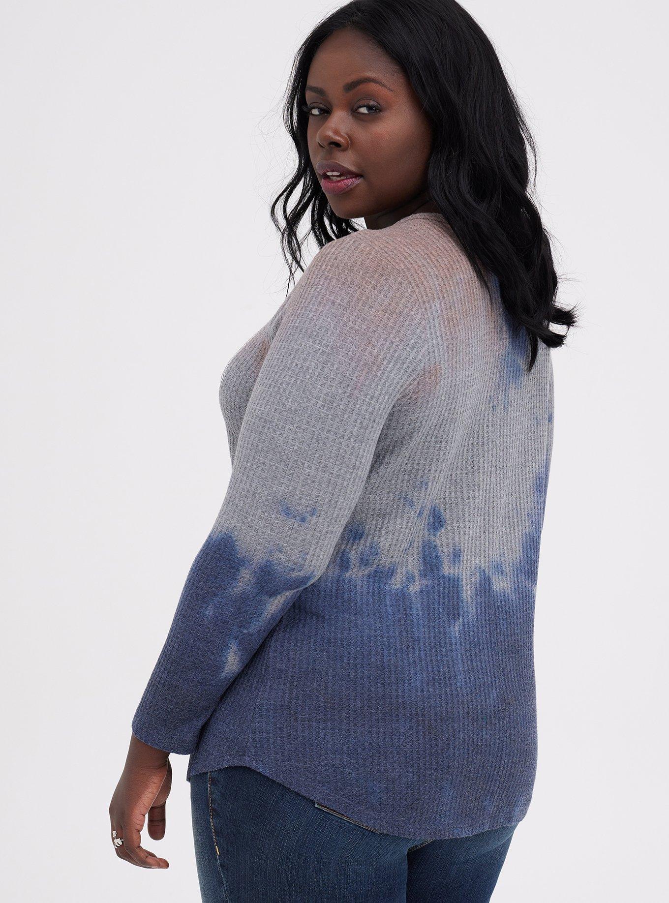 Plus Size Waffle Classic Tee - Mama Bear Multi Tie-Dye, MULTI TIE DYE, alternate