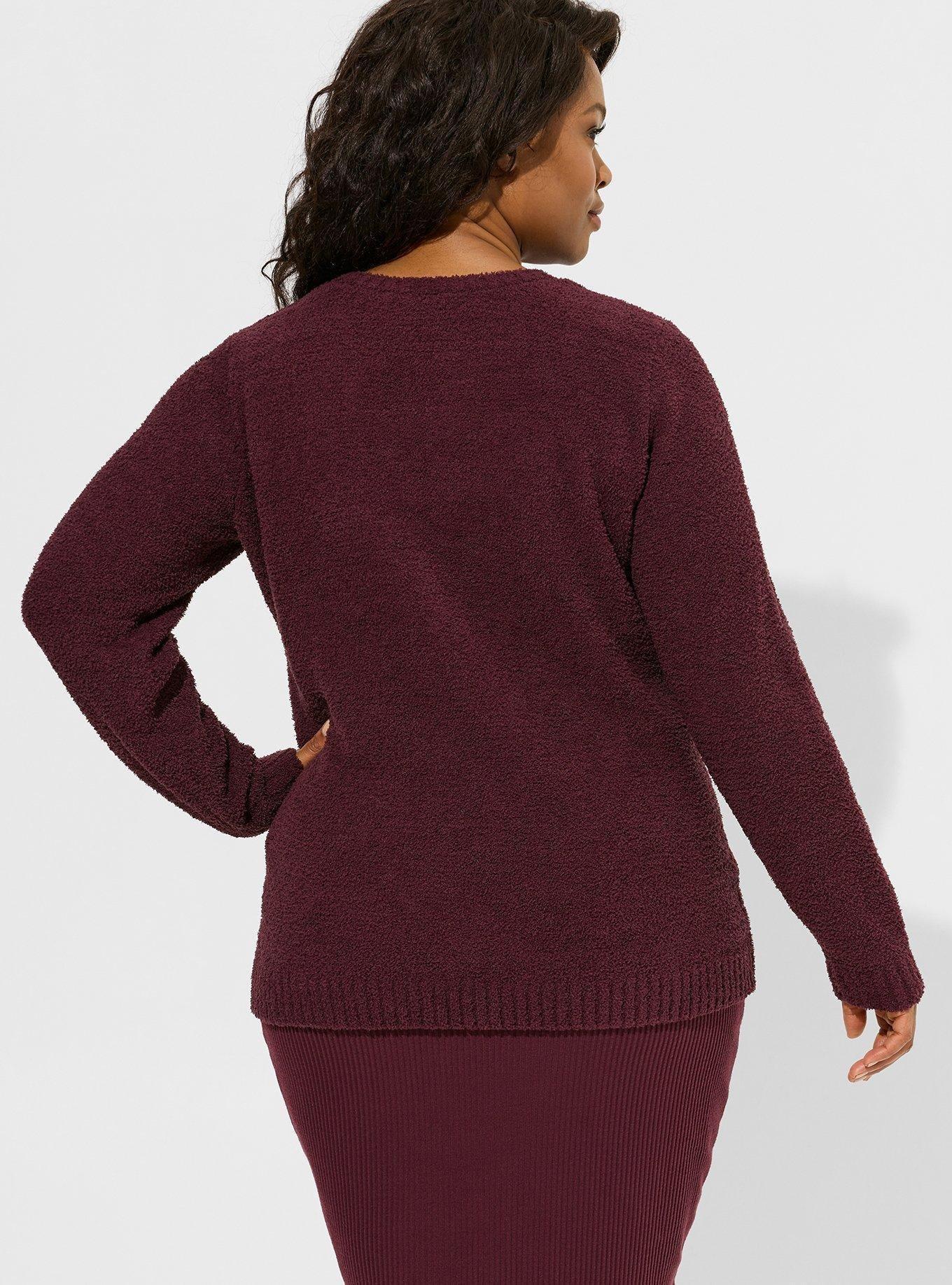 Plus size shop teddy sweater