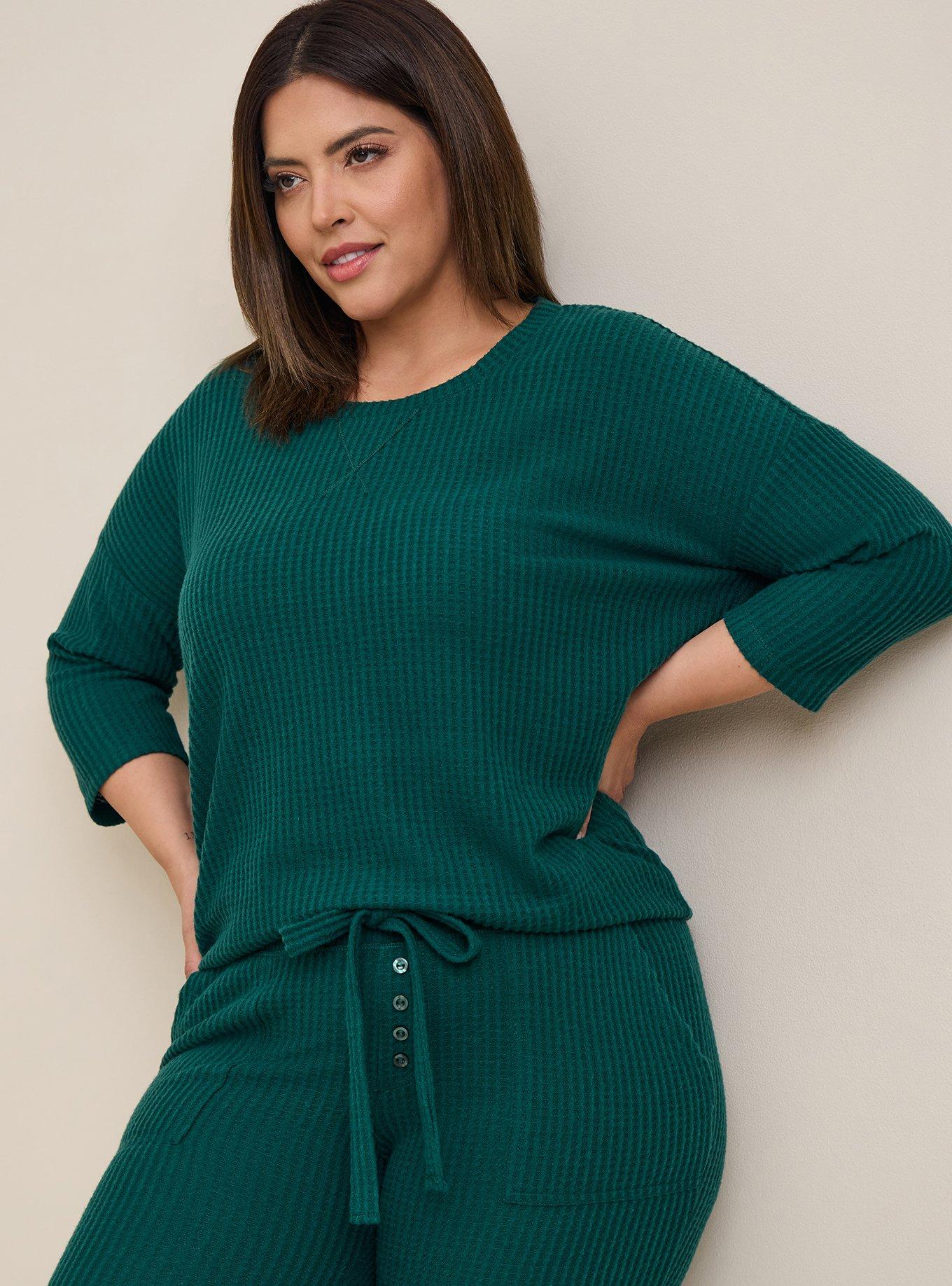 Plus Size Super Soft Plush Waffle Full Length Lounge Legging Torrid