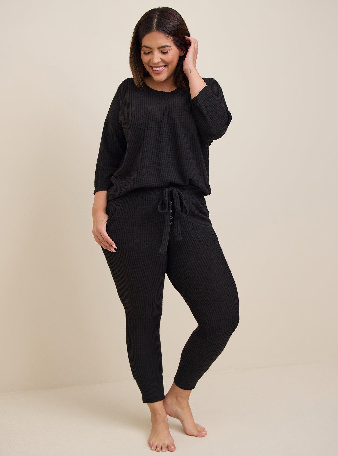 Plus Size Super Soft Plush Waffle Full Length Lounge Legging Torrid