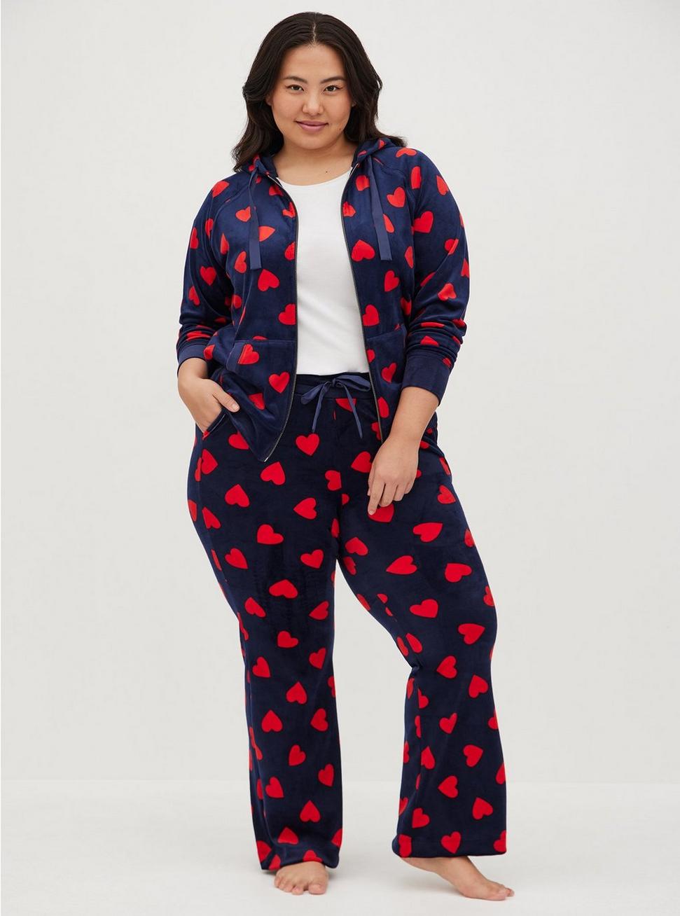 Plus Size - Velour Long Sleeve Zip Lounge Hoodie - Torrid Plus Size - Velour Long Sleeve Zip Lounge Hoodie - Torrid
