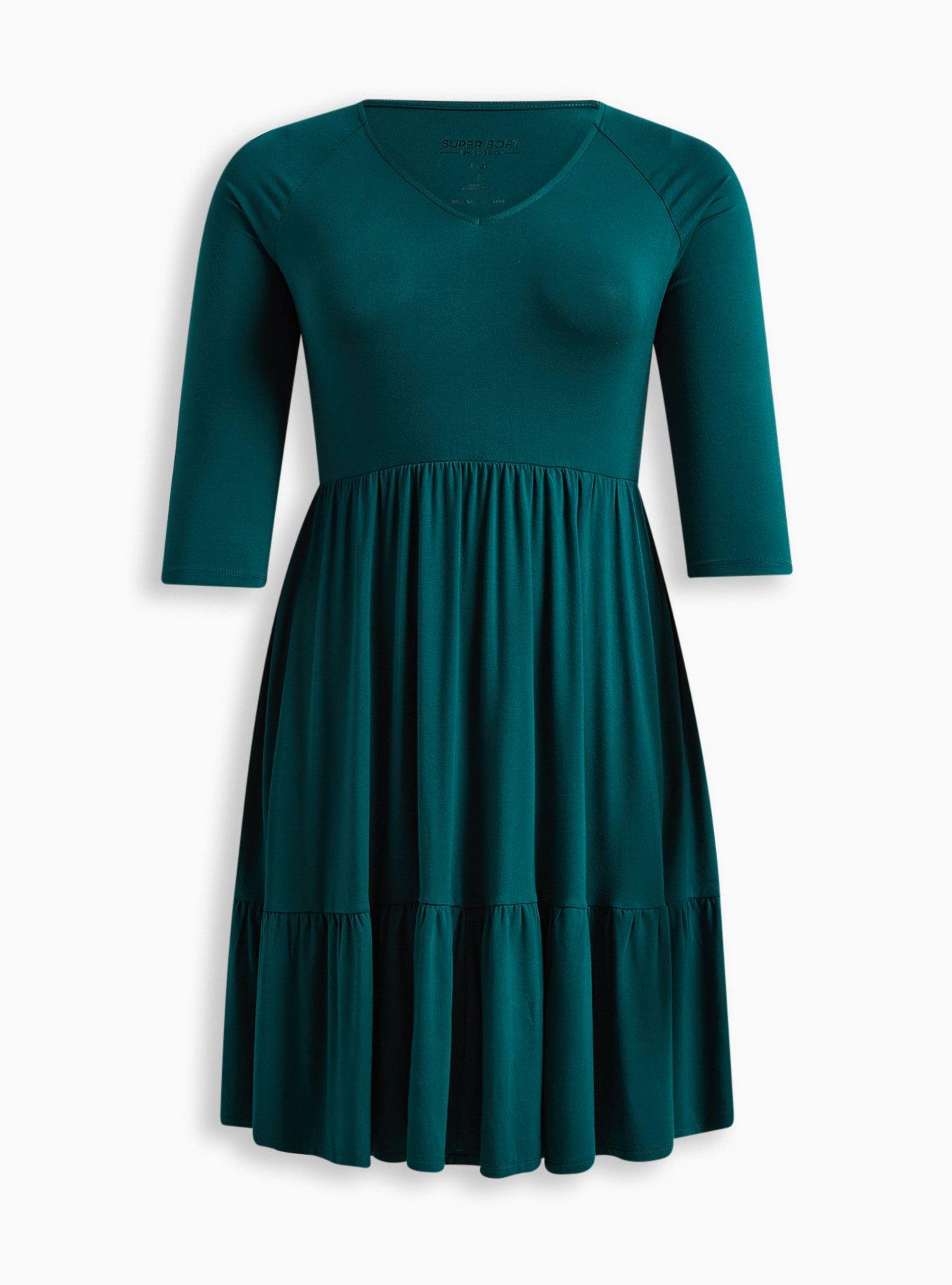 Women's Purple Buttery Soft Skater Dress With UPF 50+