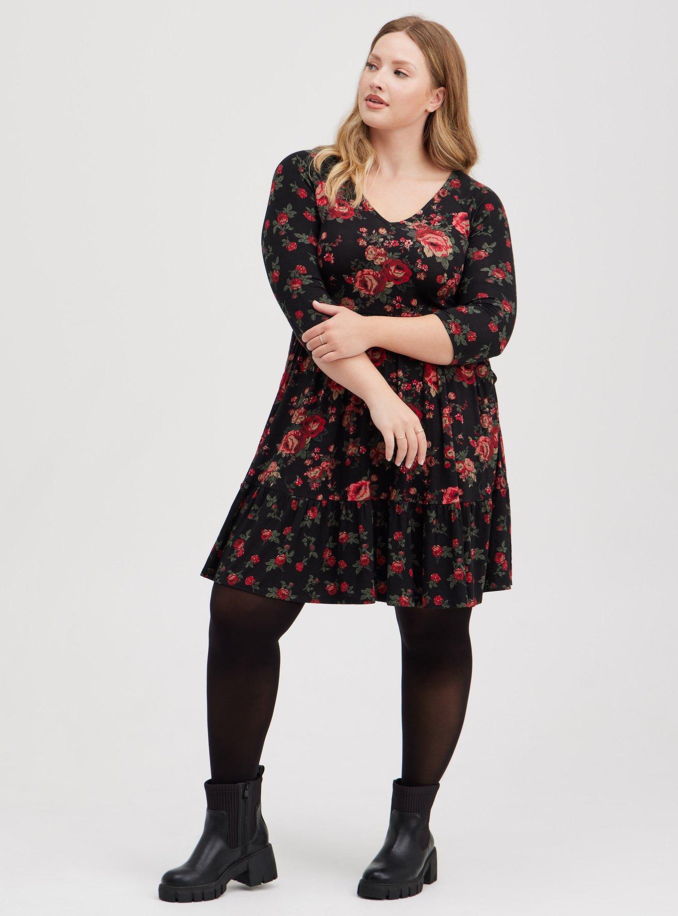 Plus Size - Mini Super Soft Tee Shirt Dress - Torrid