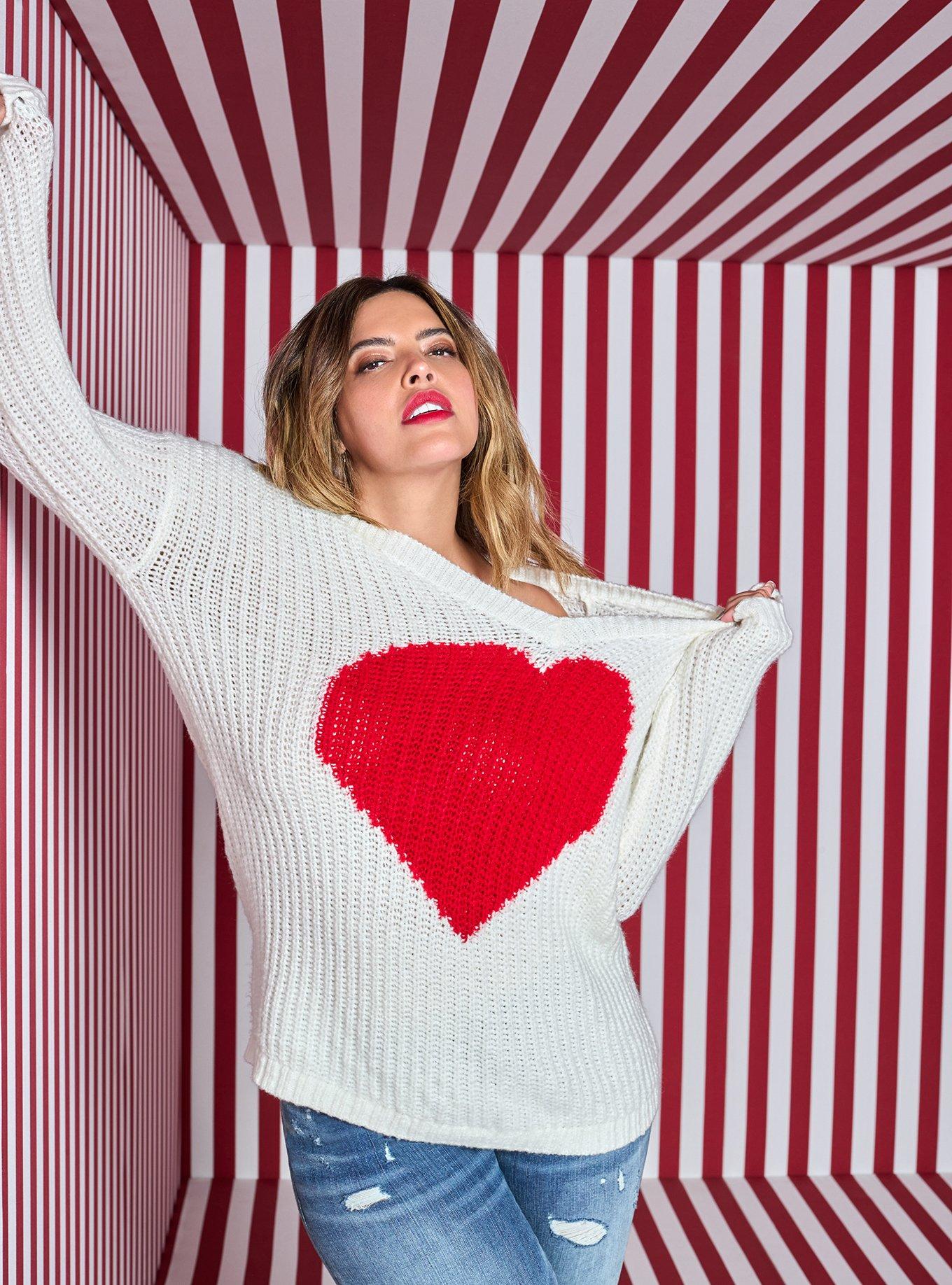 Torrid heart sweater new arrivals