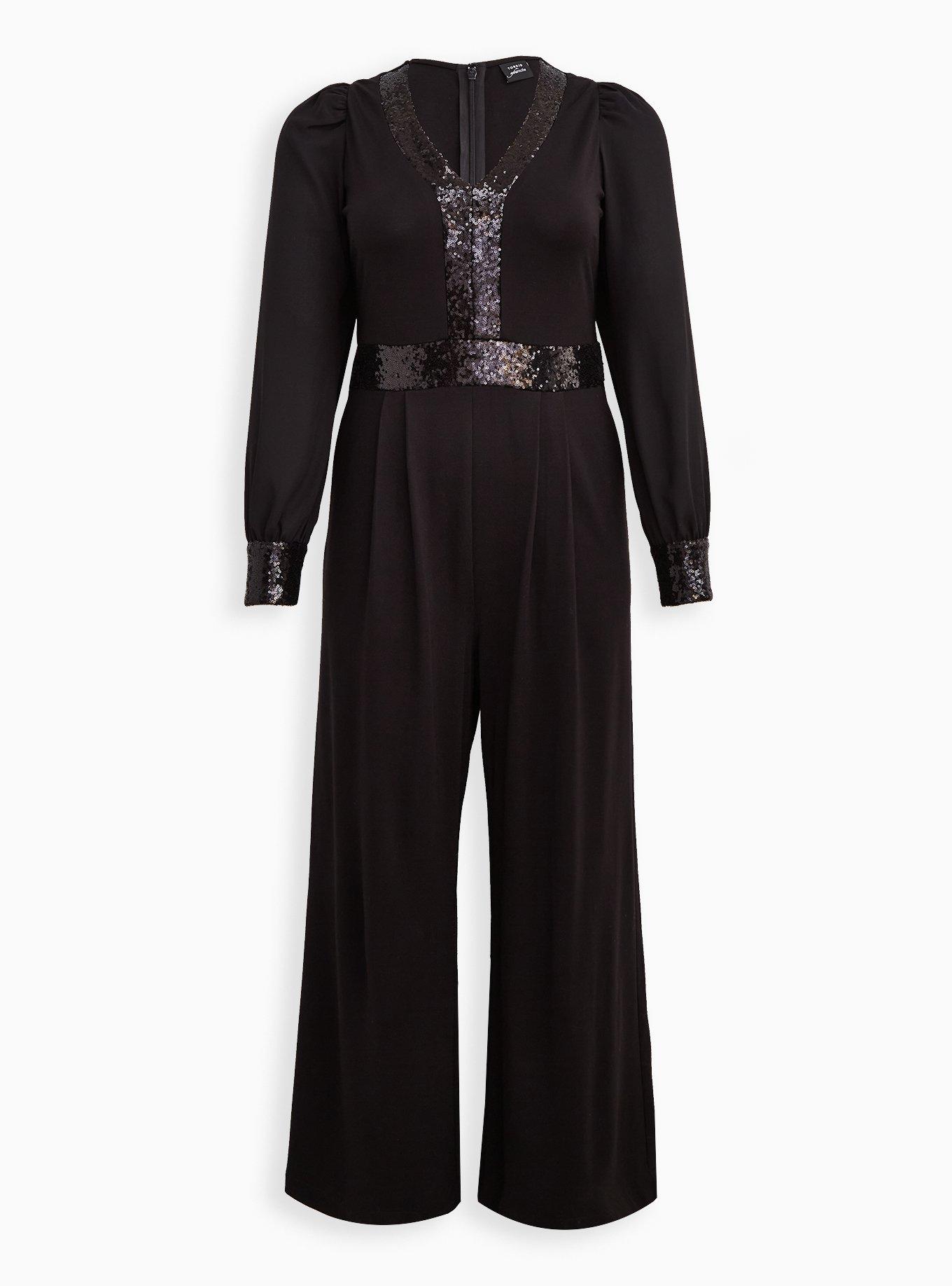 Torrid black sale lace jumpsuit