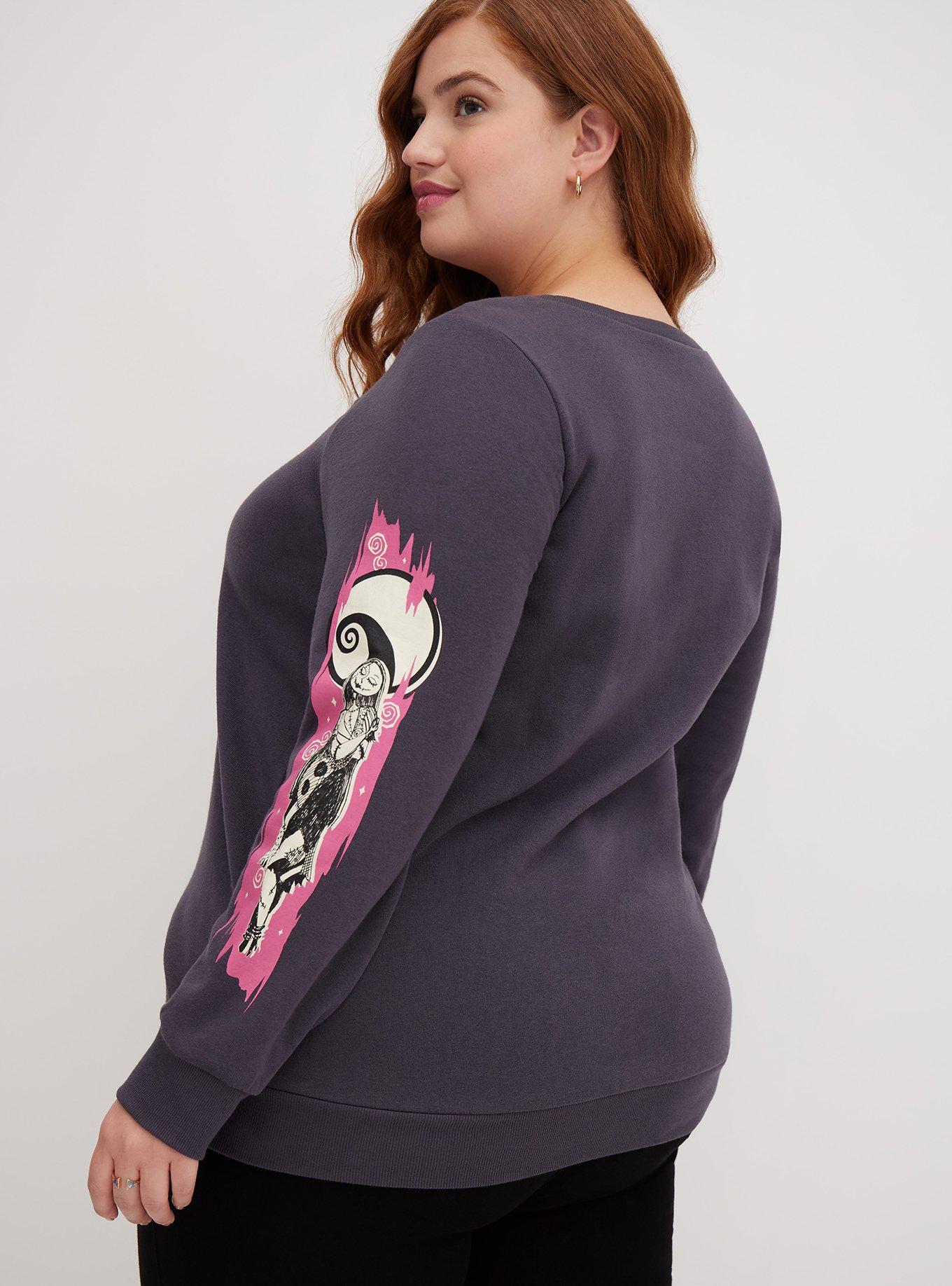 Plus Size Sweatshirt Disney Nightmare Before Christmas Jack