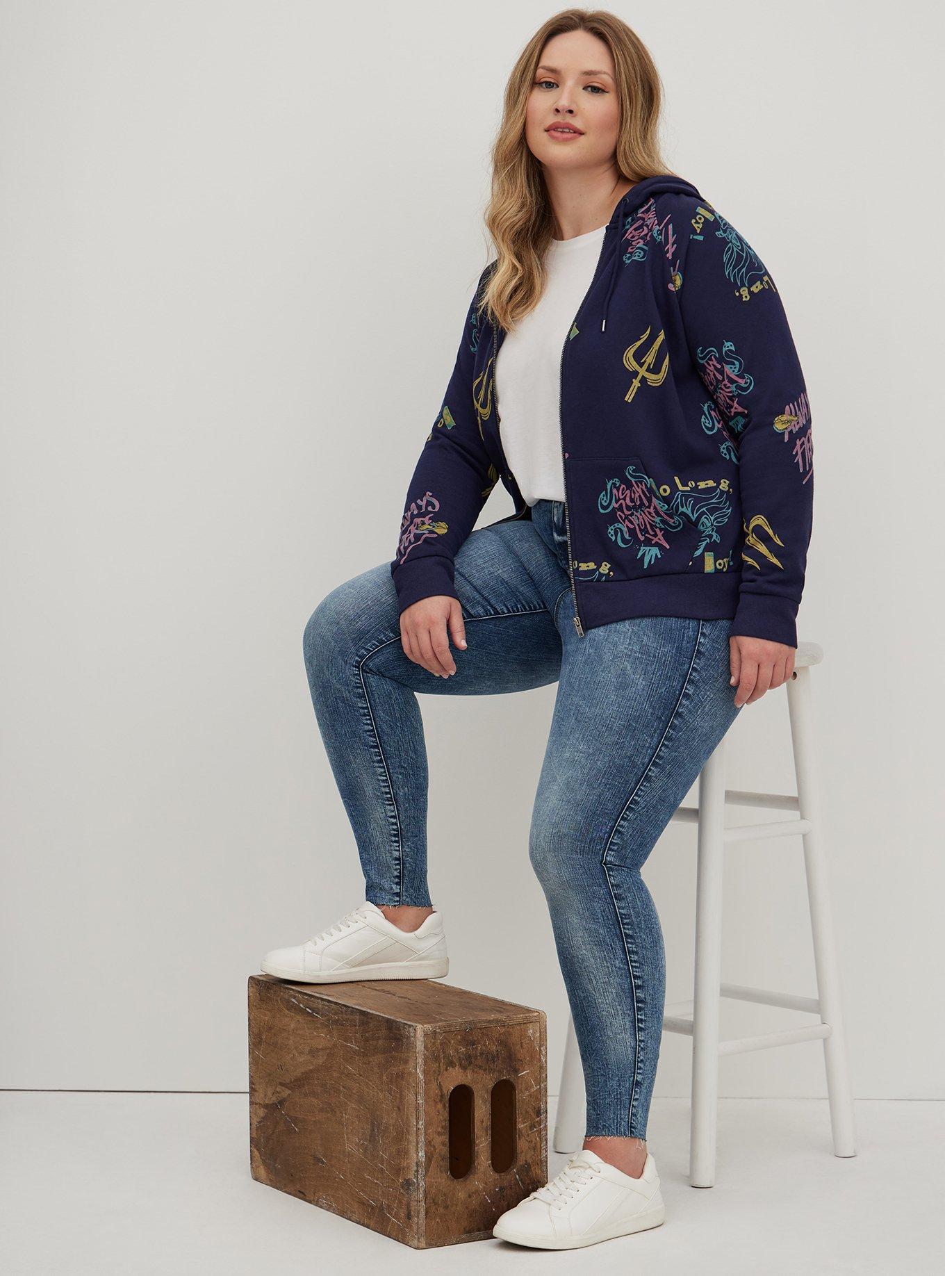 Zip-Up Hoodie - Fleece Villain Ursula, MULTI, alternate