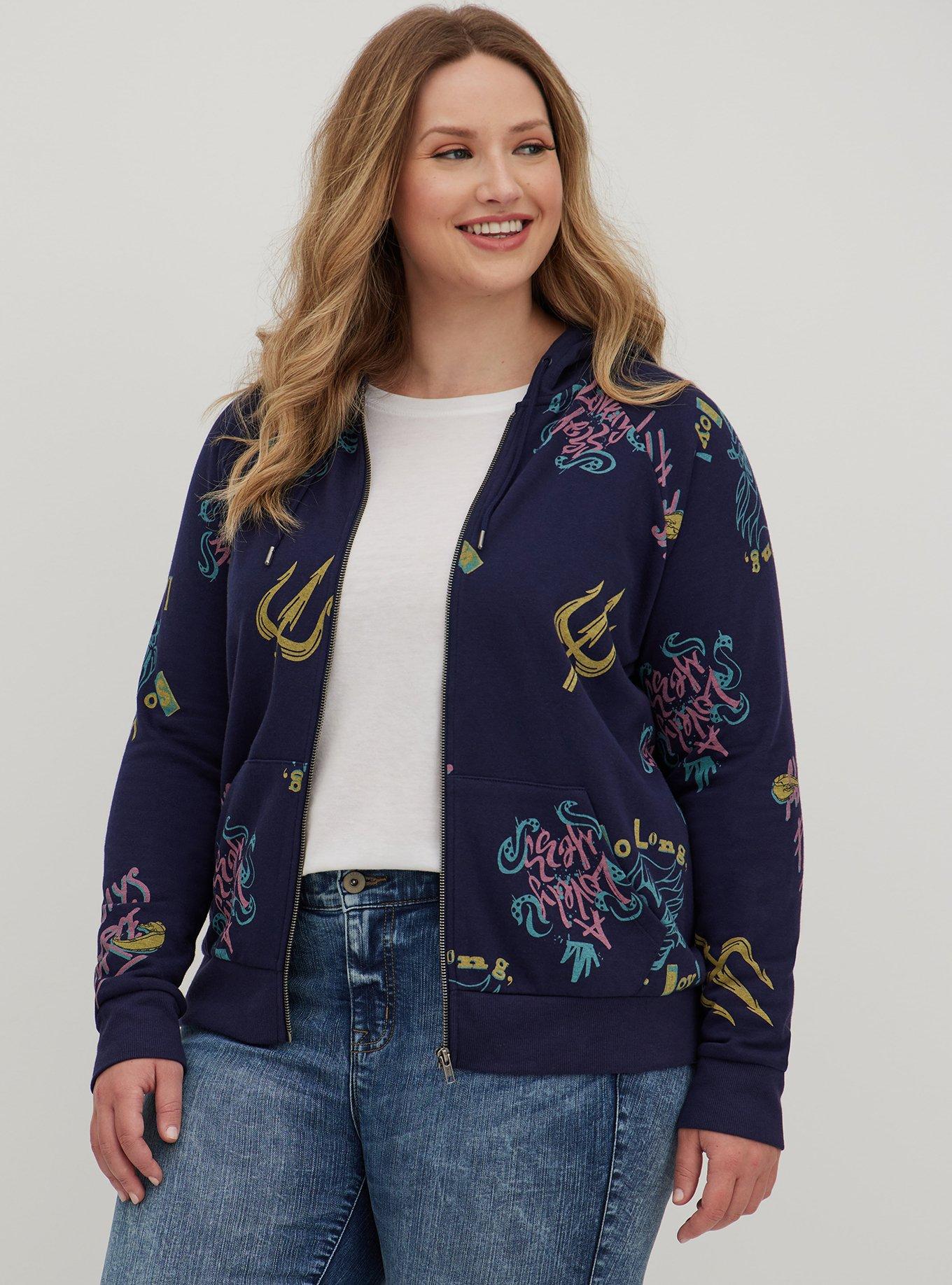 Zip-Up Hoodie - Fleece Villain Ursula, MULTI, hi-res