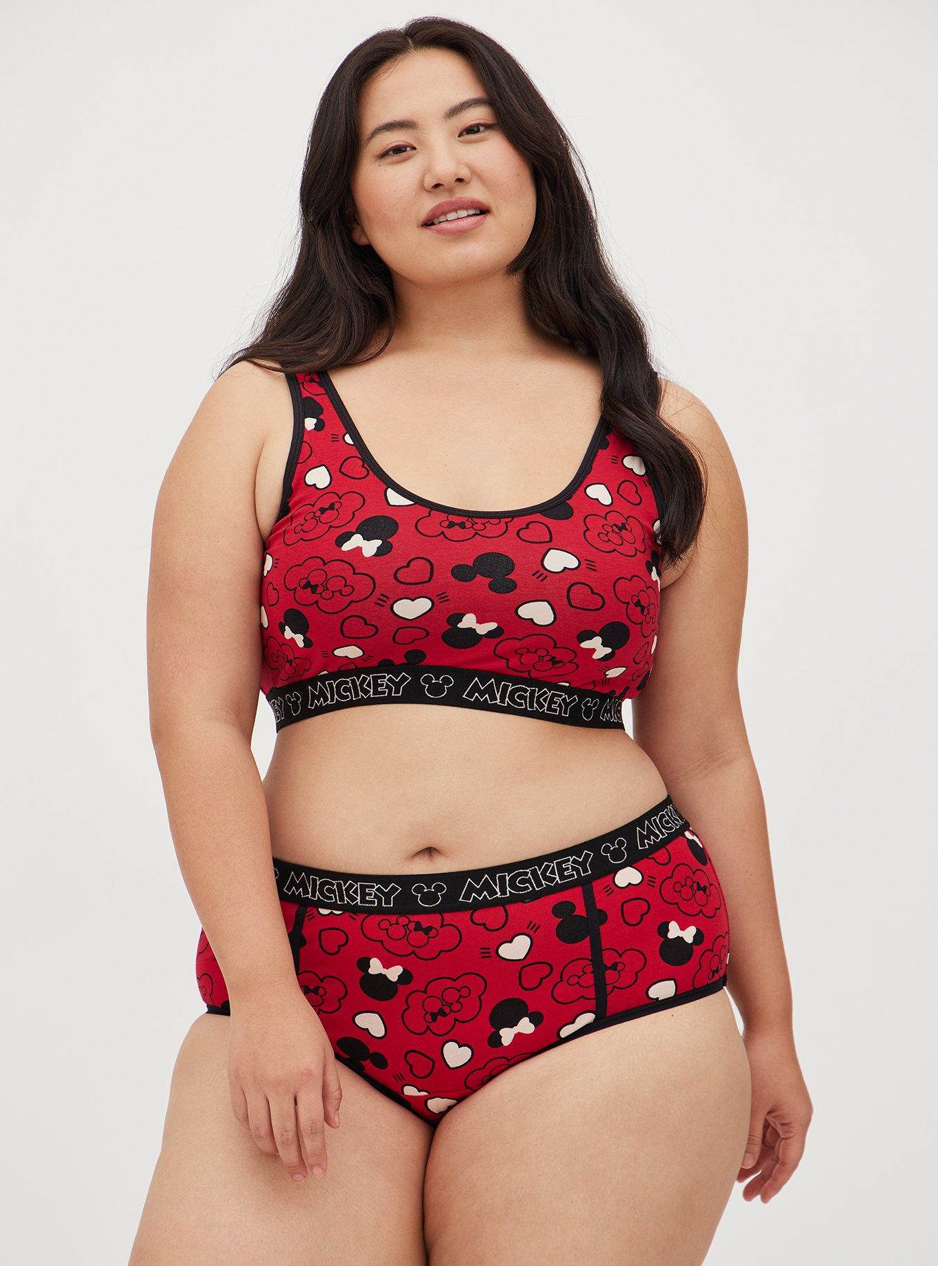 Cheeky Panty - Disney Mickey Mouse I Heart U Red, MULTI, alternate