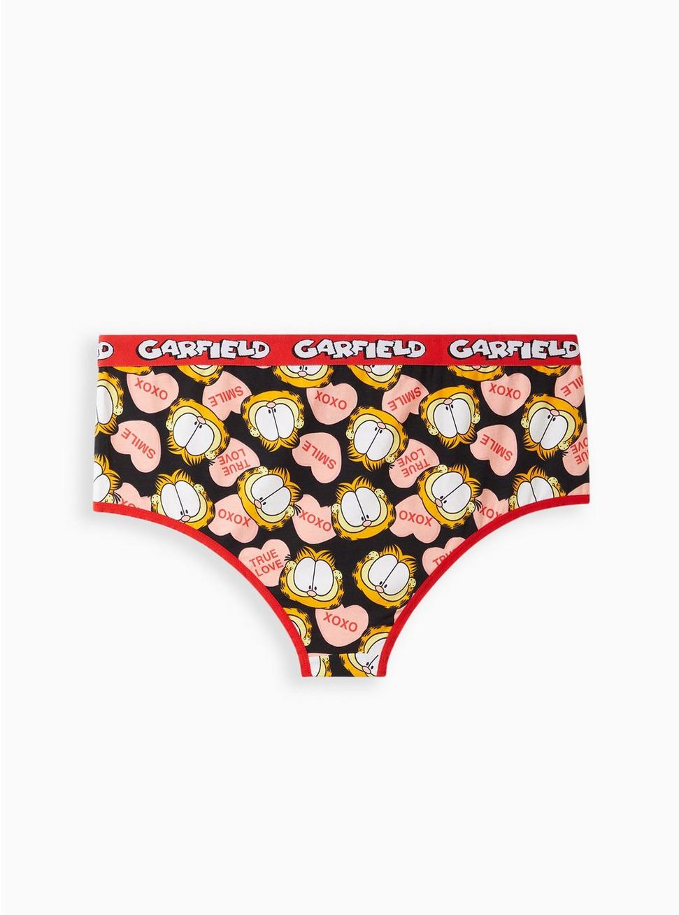 Plus Size - Cheeky Panty - Cotton Garfield Hearts - Torrid