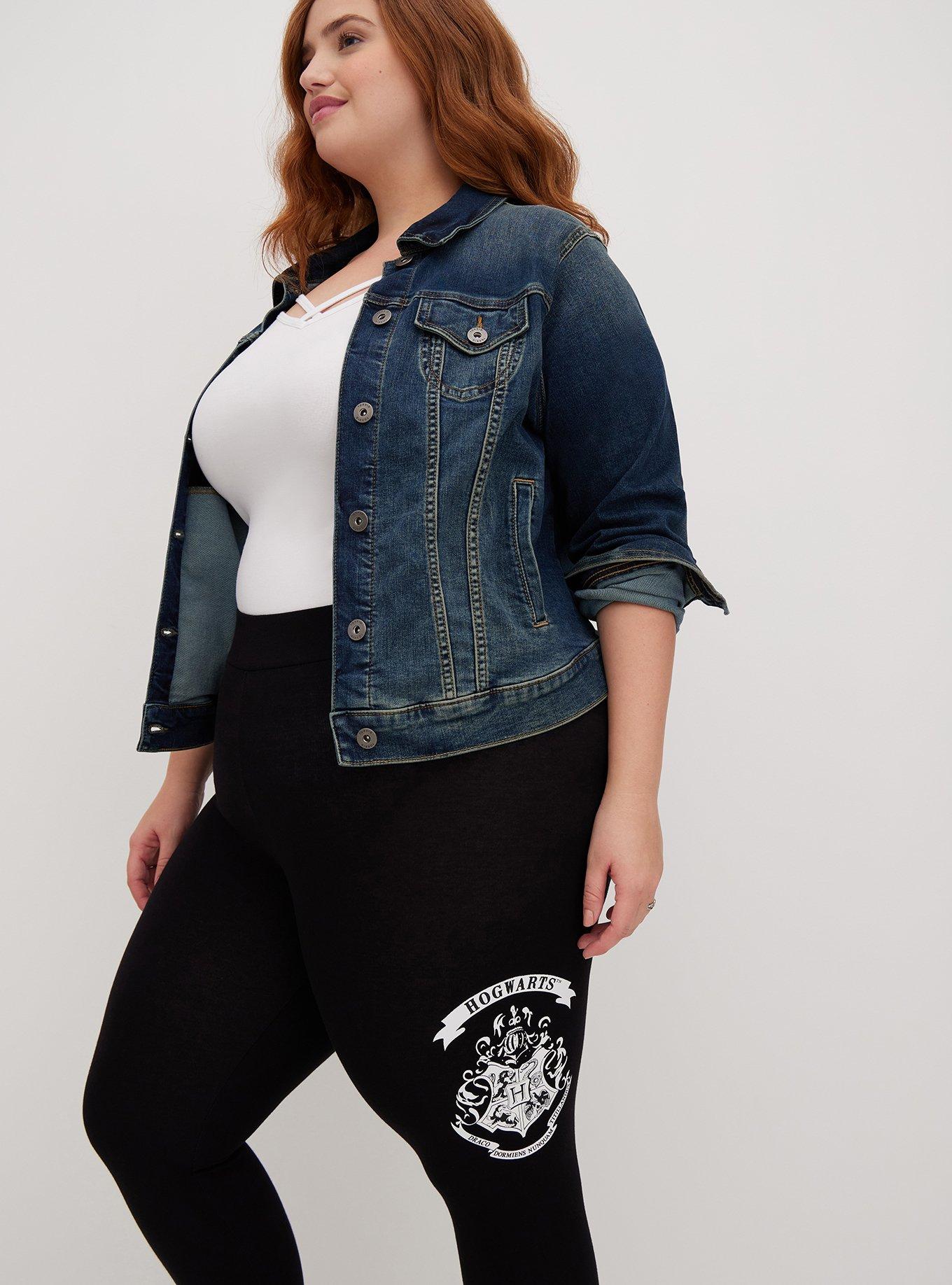 Plus Size Crop Legging Harry Potter Hogwarts Crest House Torrid