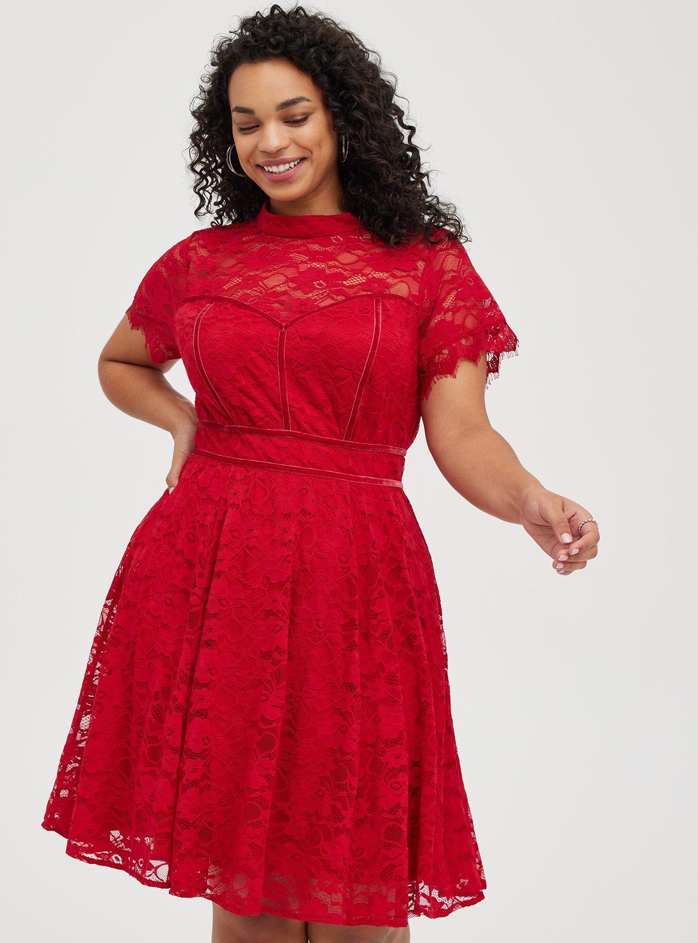 Torrid shop red dress