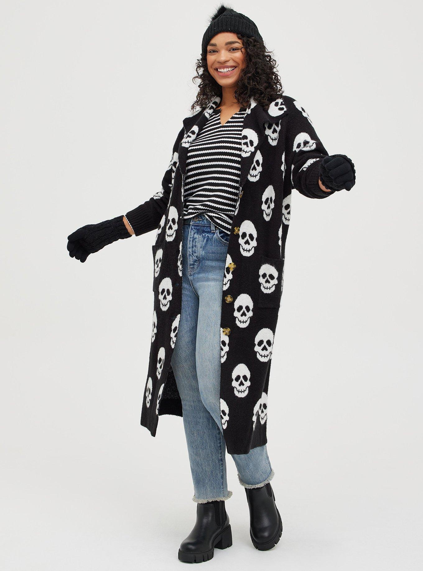 Torrid skull cardigan sale