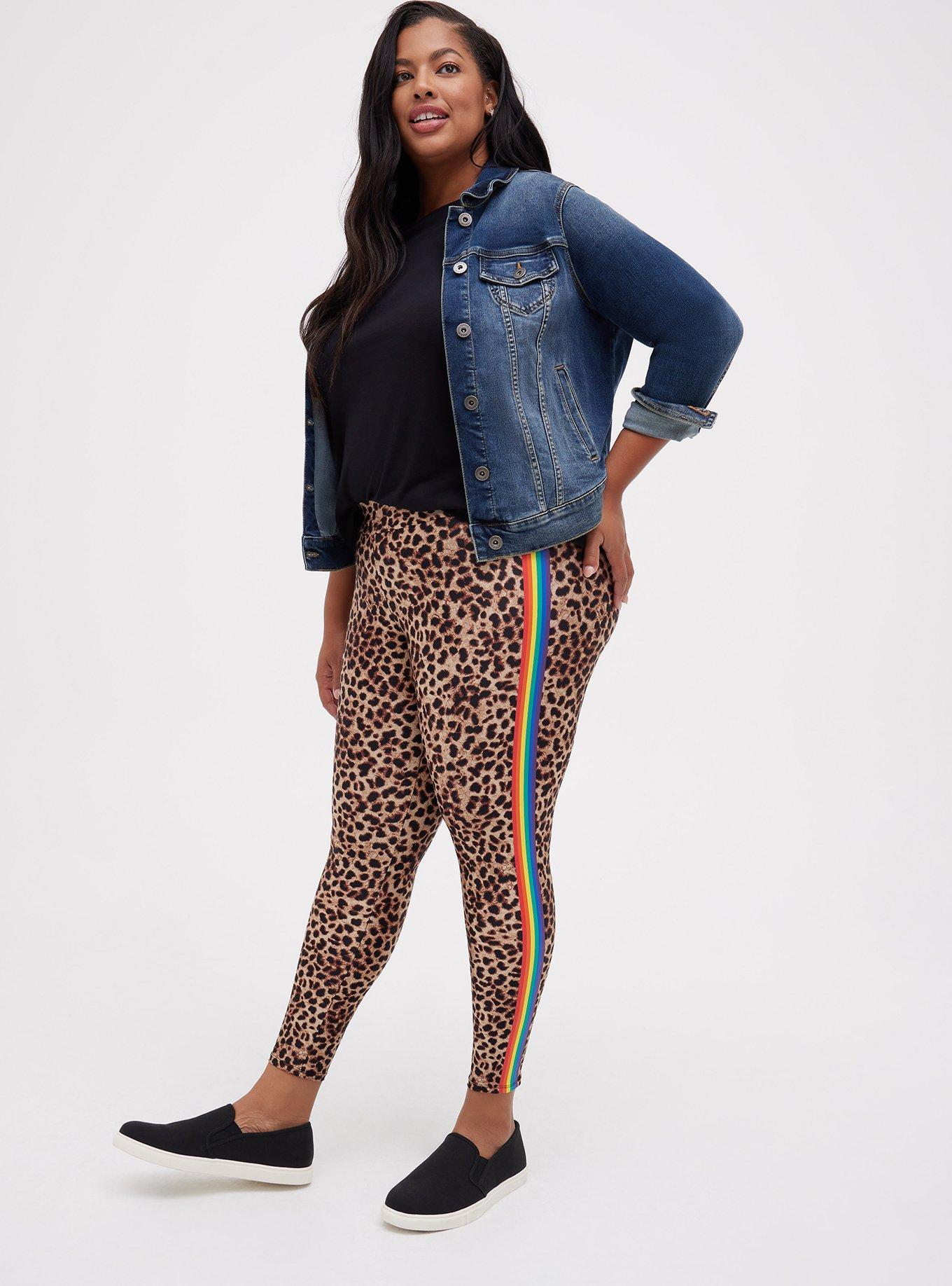 Plus size hotsell cheetah print leggings