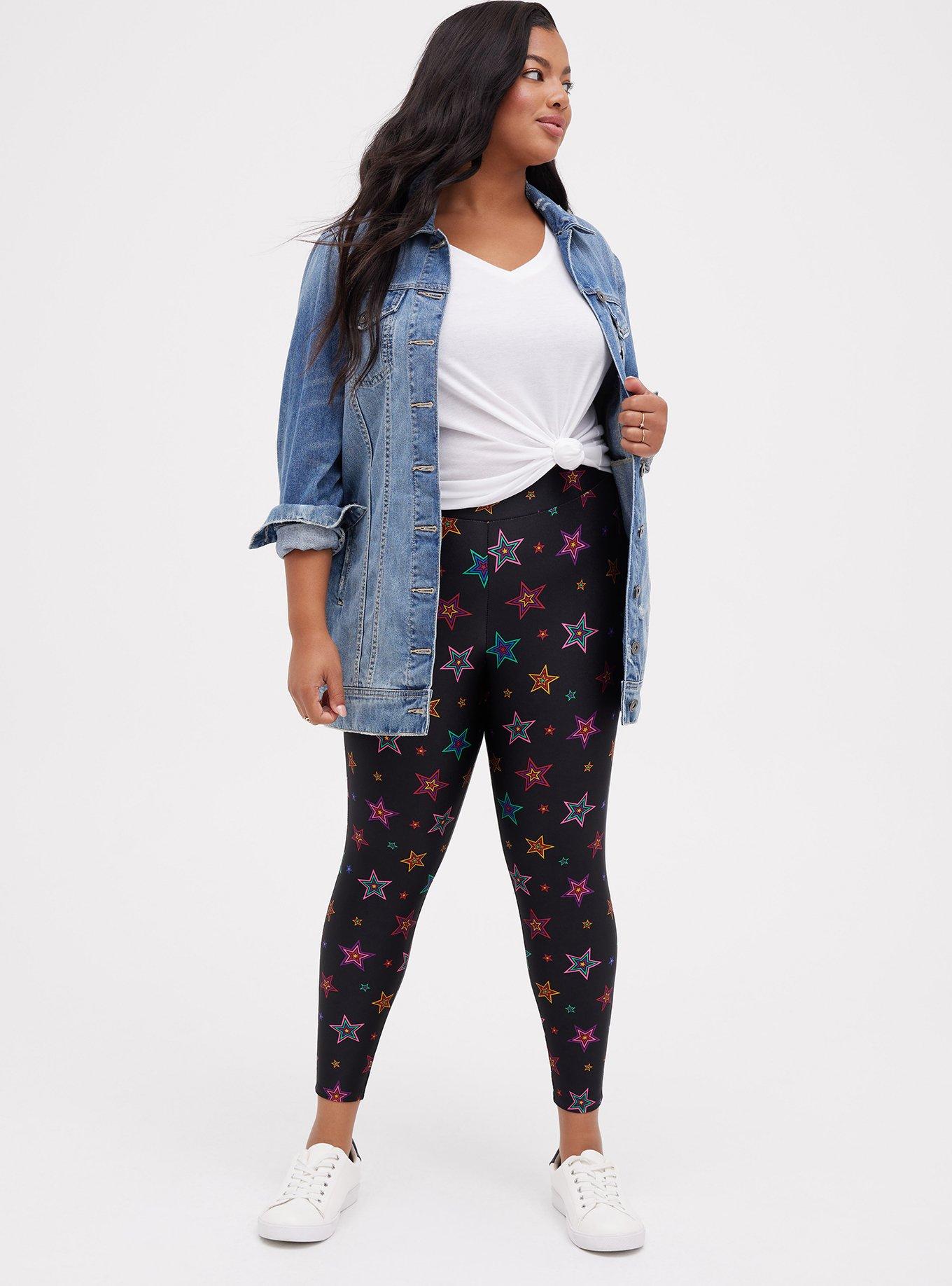 Plus Size - Premium Legging - Floral Navy - Torrid